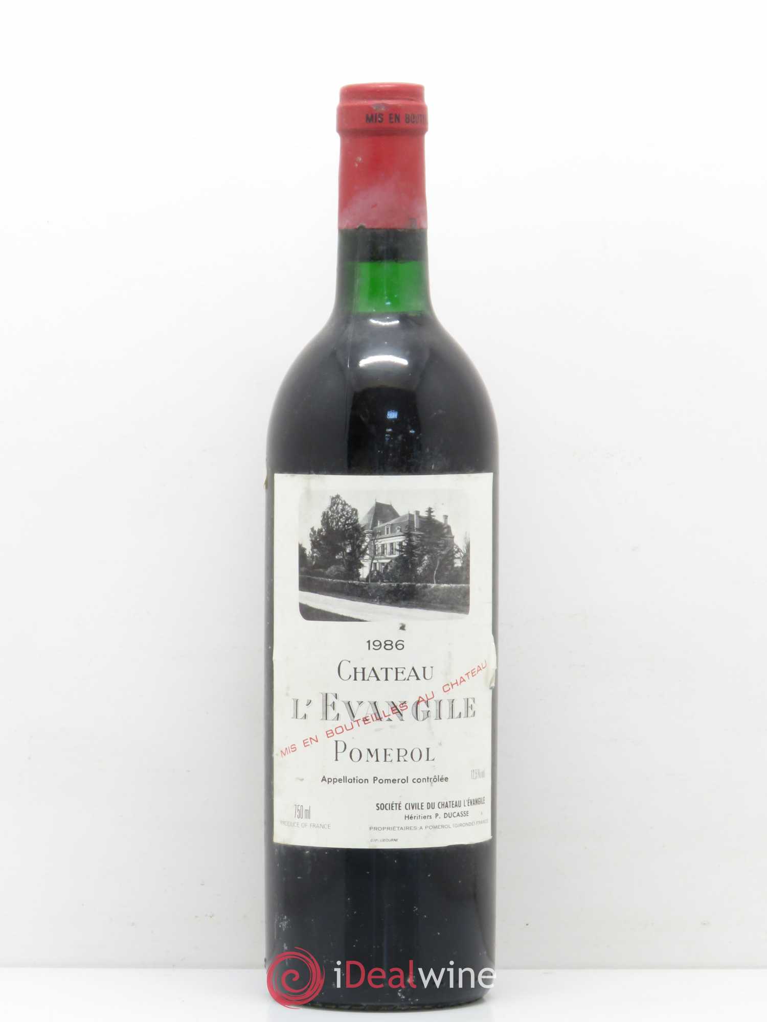 Château l' Évangile 1986 - Lot de 1 bouteille - 0