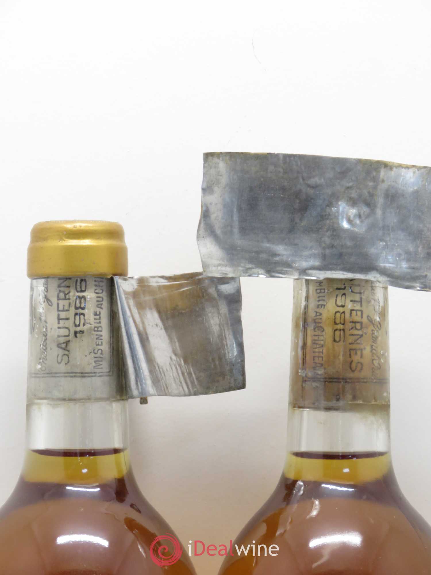 Château Rieussec 1er Grand Cru Classé 1986 - Lot de 3 bouteilles - 1
