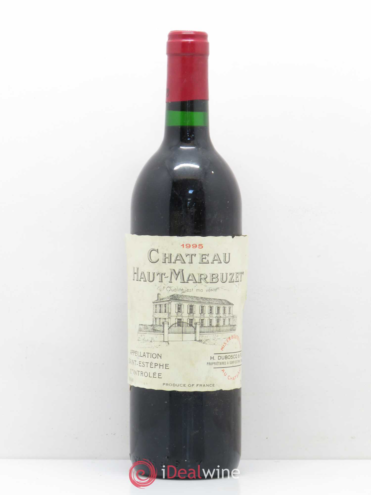 Château Haut Marbuzet 1995 - Lot de 1 bouteille - 0