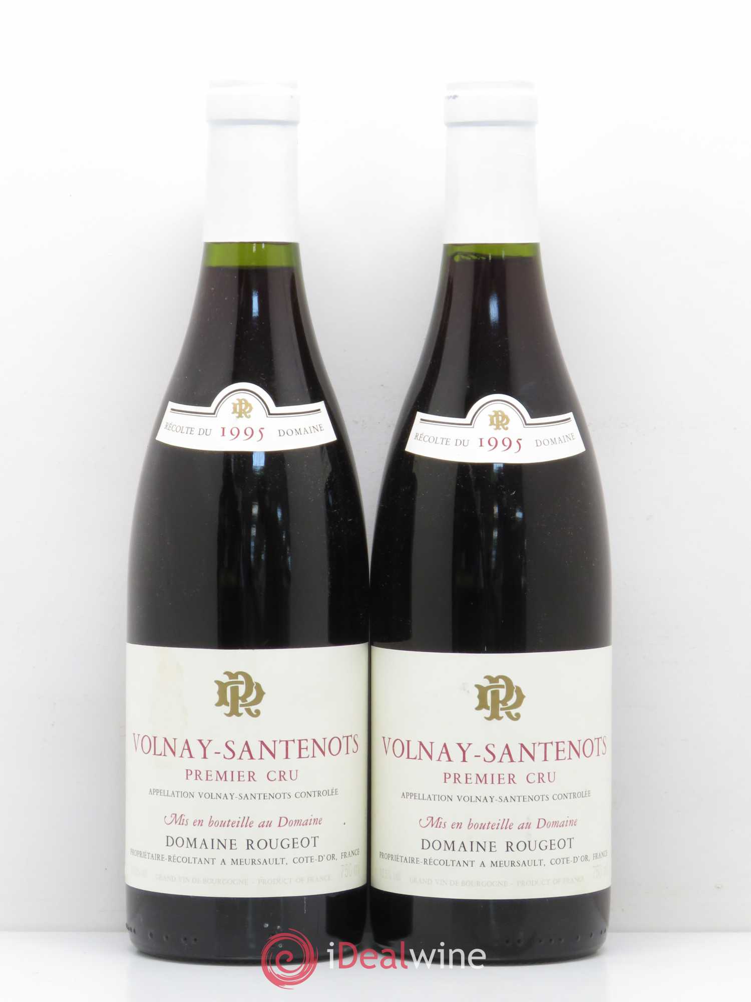 Volnay Les Santenots Domaine Rougeot 1995 - Posten von 2 Flaschen - 0