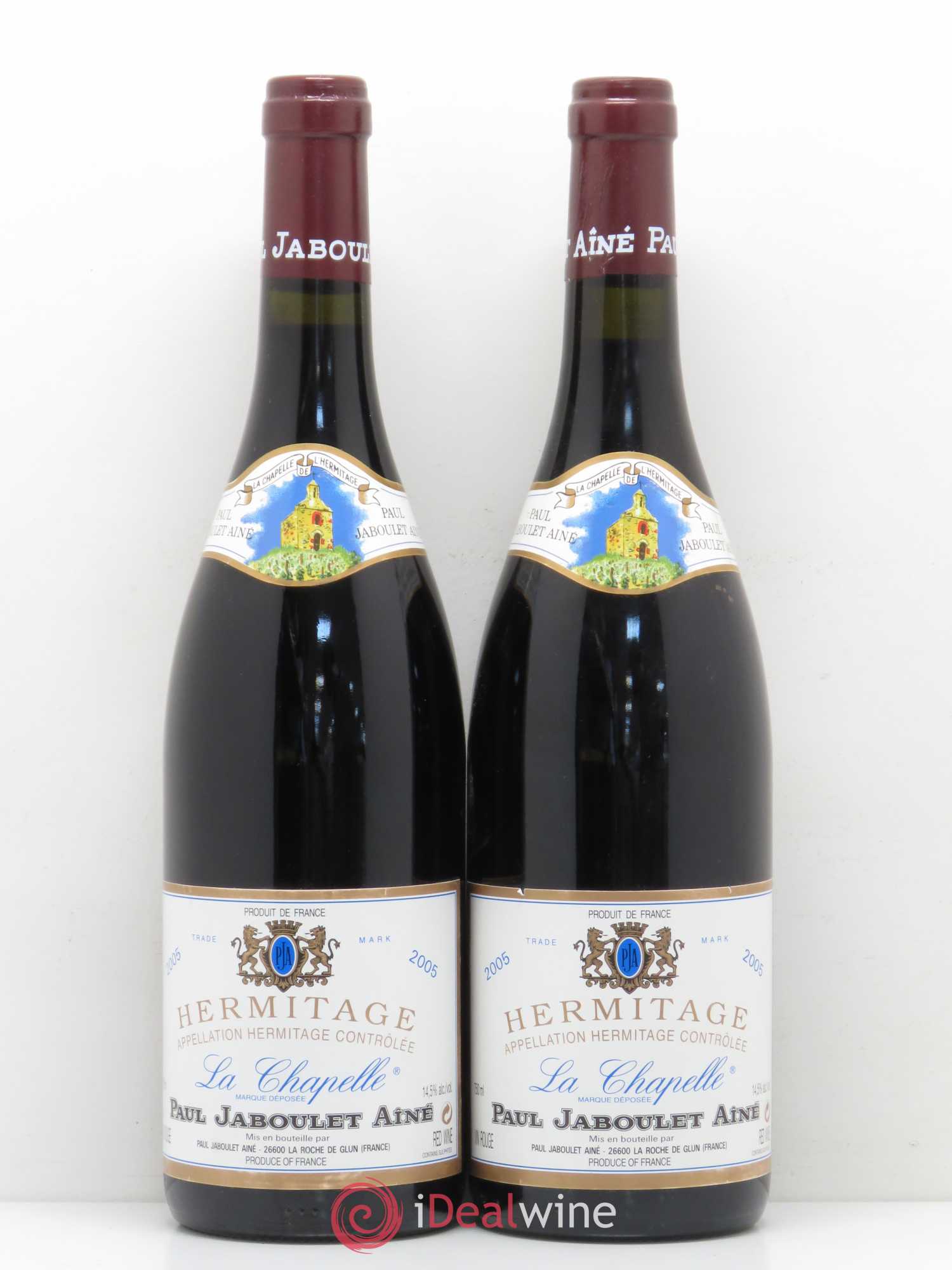 Hermitage La Chapelle Paul Jaboulet Ainé 2005 - Lot de 2 bouteilles - 0