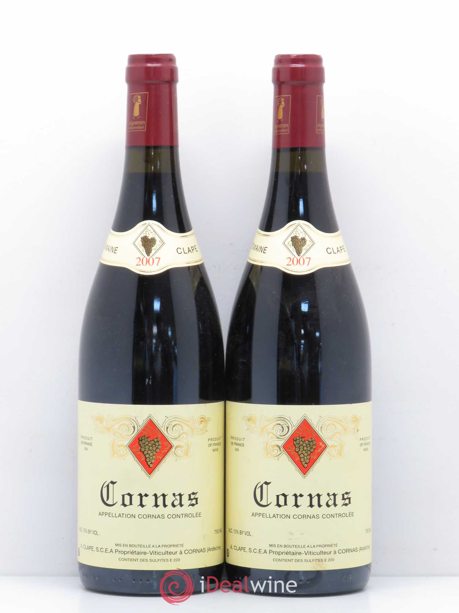Cornas Auguste Clape 2007 - Lot de 2 bouteilles - 0