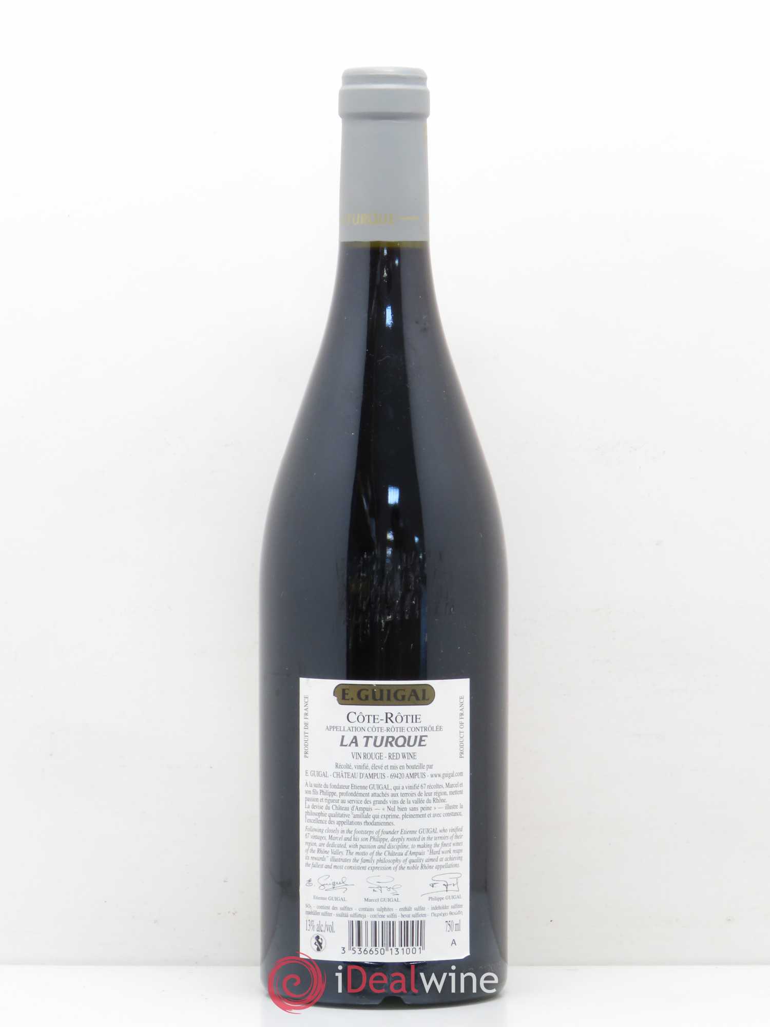 Côte-Rôtie La Turque Guigal 2008 - Lot de 1 bouteille - 1