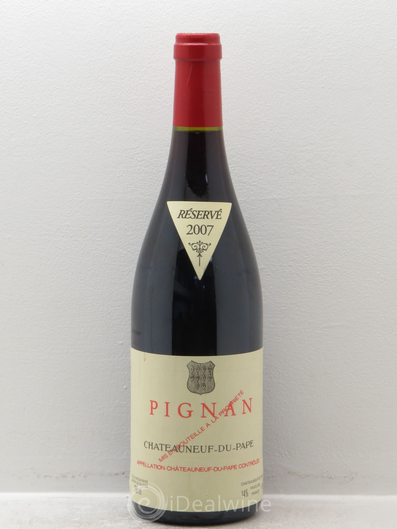 Châteauneuf-du-Pape Pignan Emmanuel Reynaud 2007 - Lot de 1 bouteille - 0