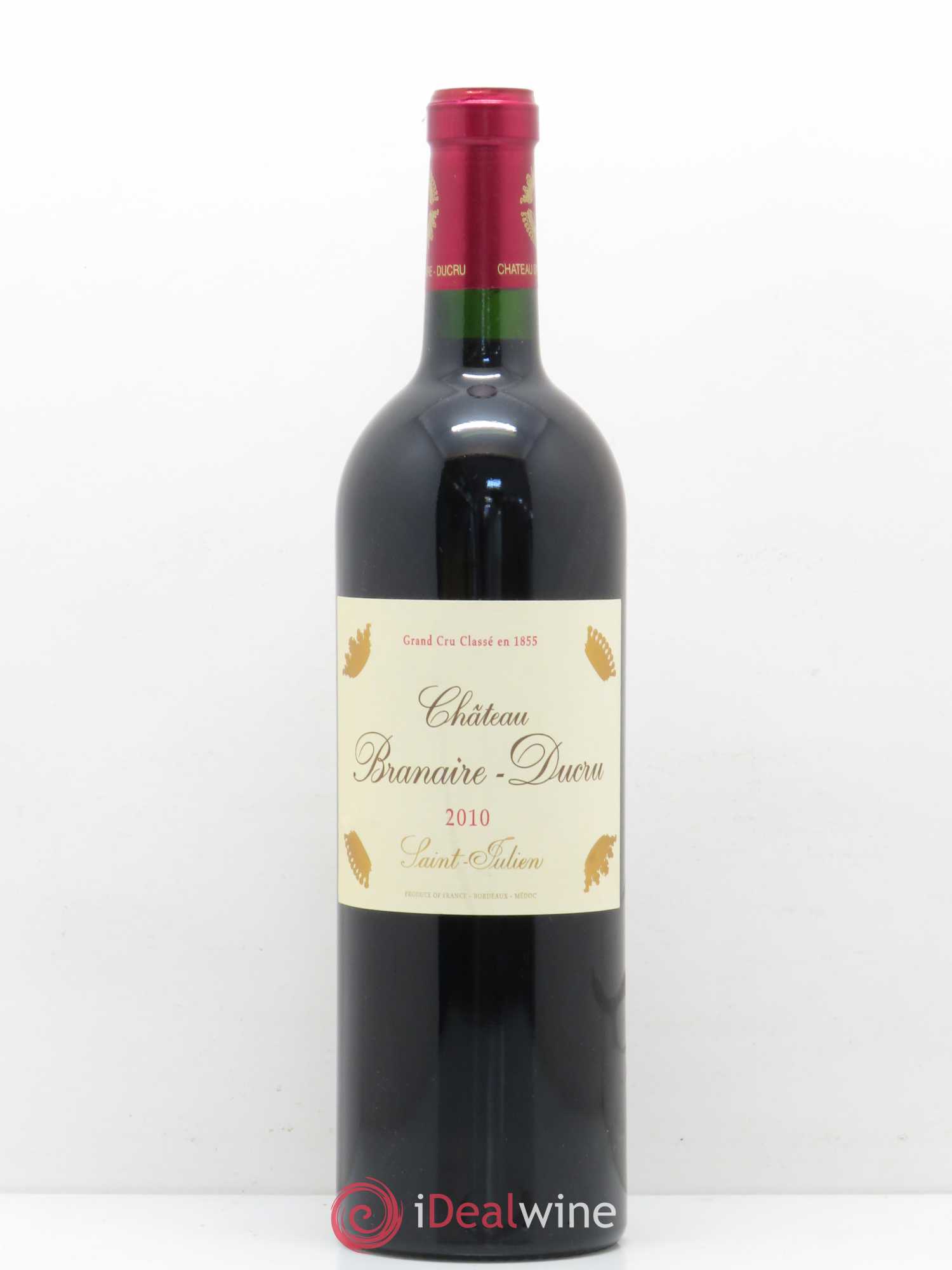 Château Branaire Ducru 4ème Grand Cru Classé 2010 - Lot de 1 bouteille - 0