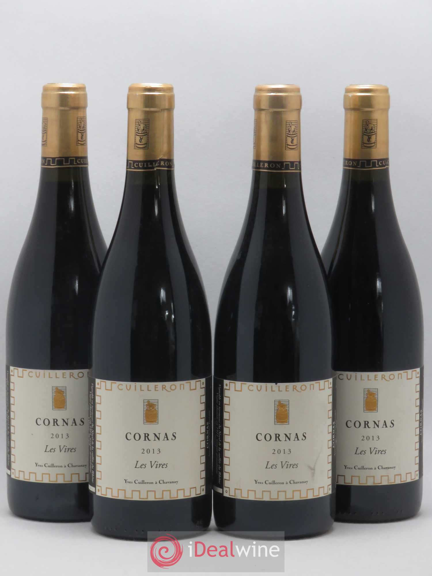 Cornas Les Vires Cuilleron 2013 - Posten von 4 Flaschen - 0