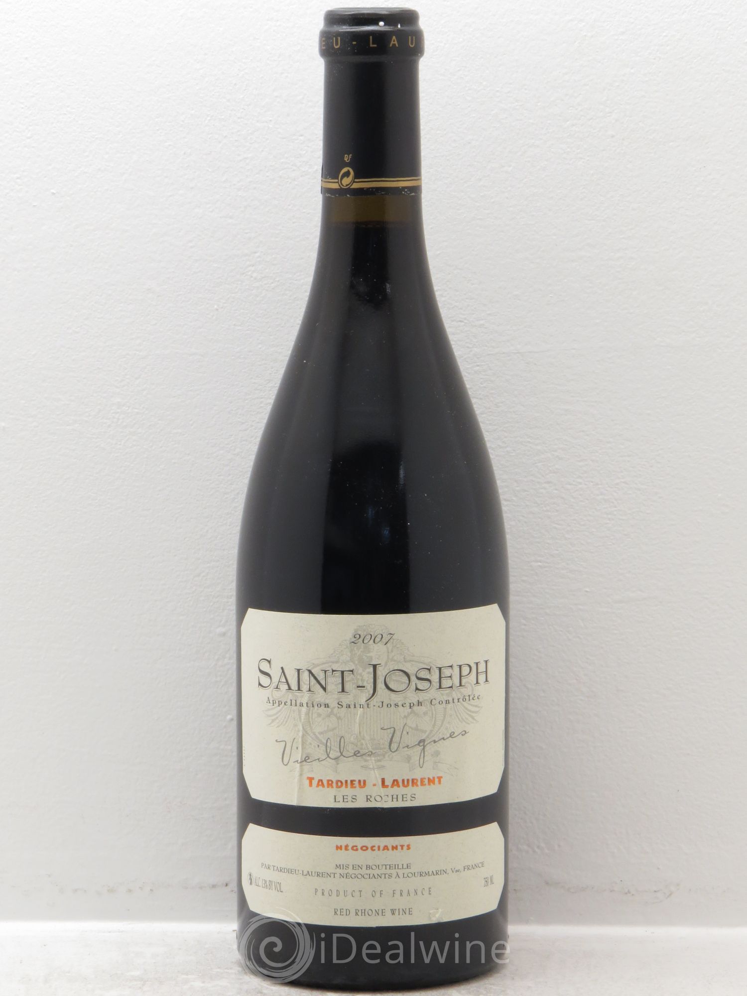 Saint-Joseph Vieilles vignes Maison Tardieu-Laurent Les Roches 2007 - Lot de 1 bouteille - 0