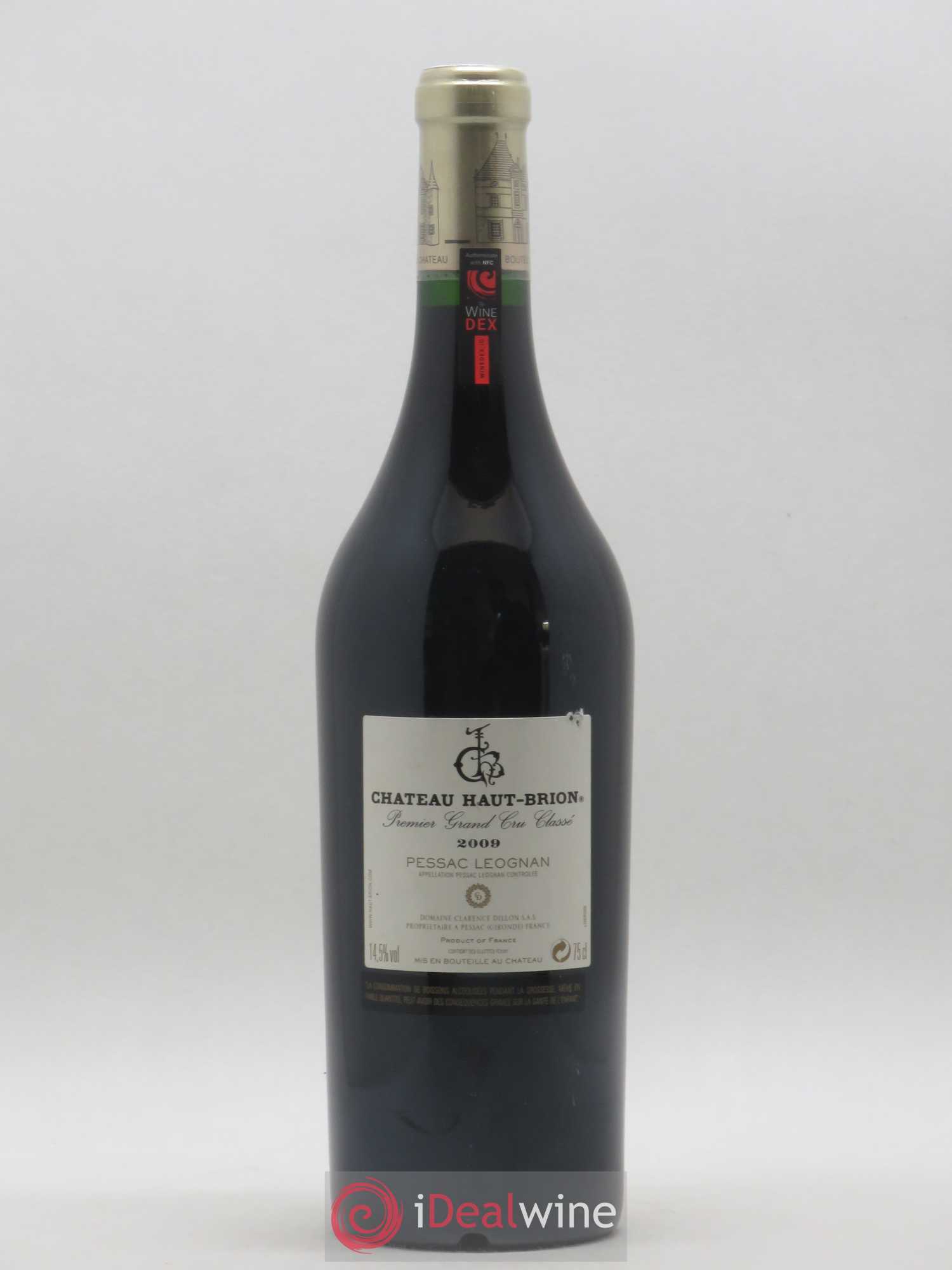Château Haut Brion 1er Grand Cru Classé 2009 - Lot de 1 bouteille - 1