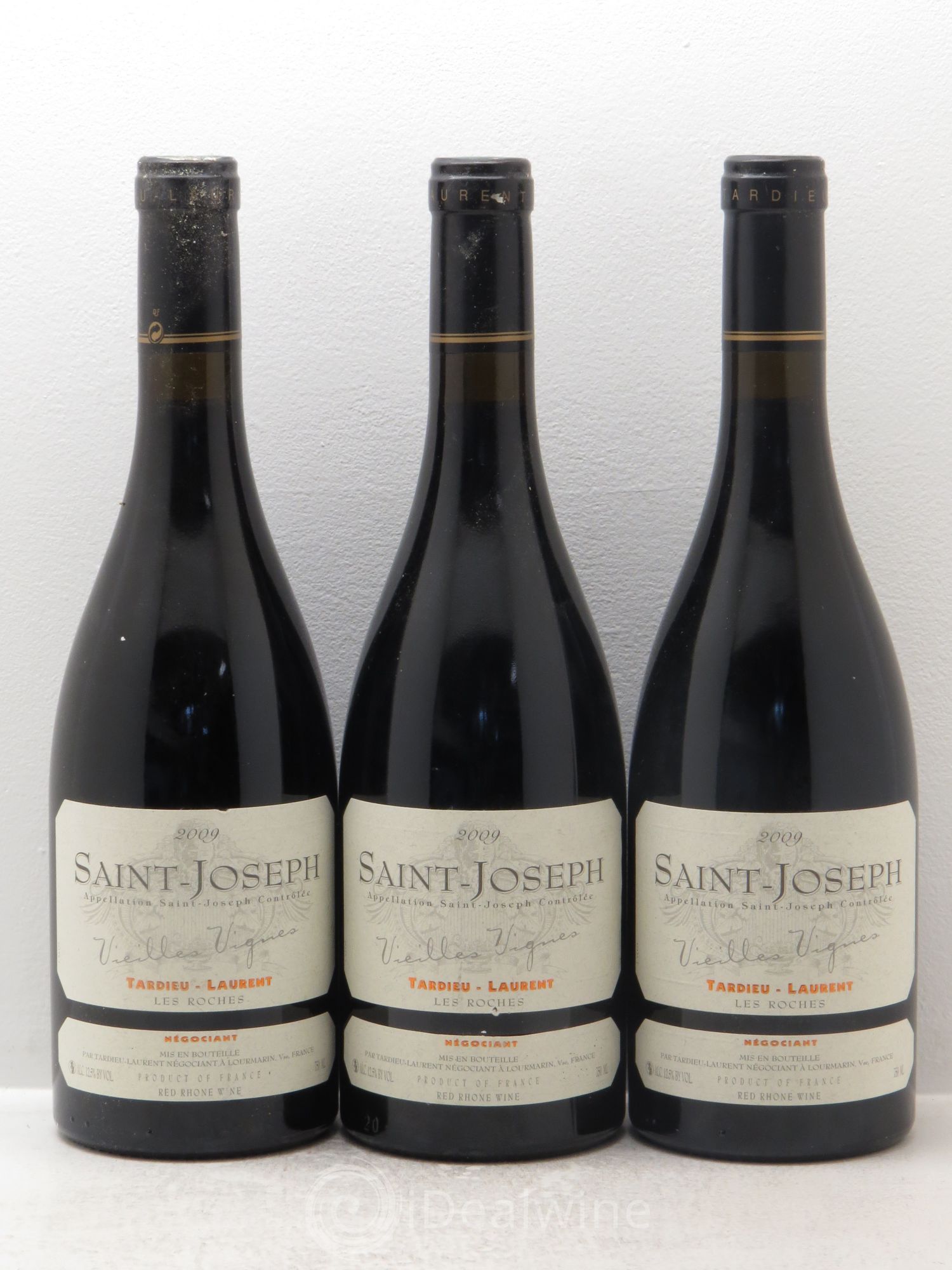 Saint-Joseph Vieilles vignes Maison Tardieu-Laurent Les Roches 2009 - Lot de 3 bouteilles - 0