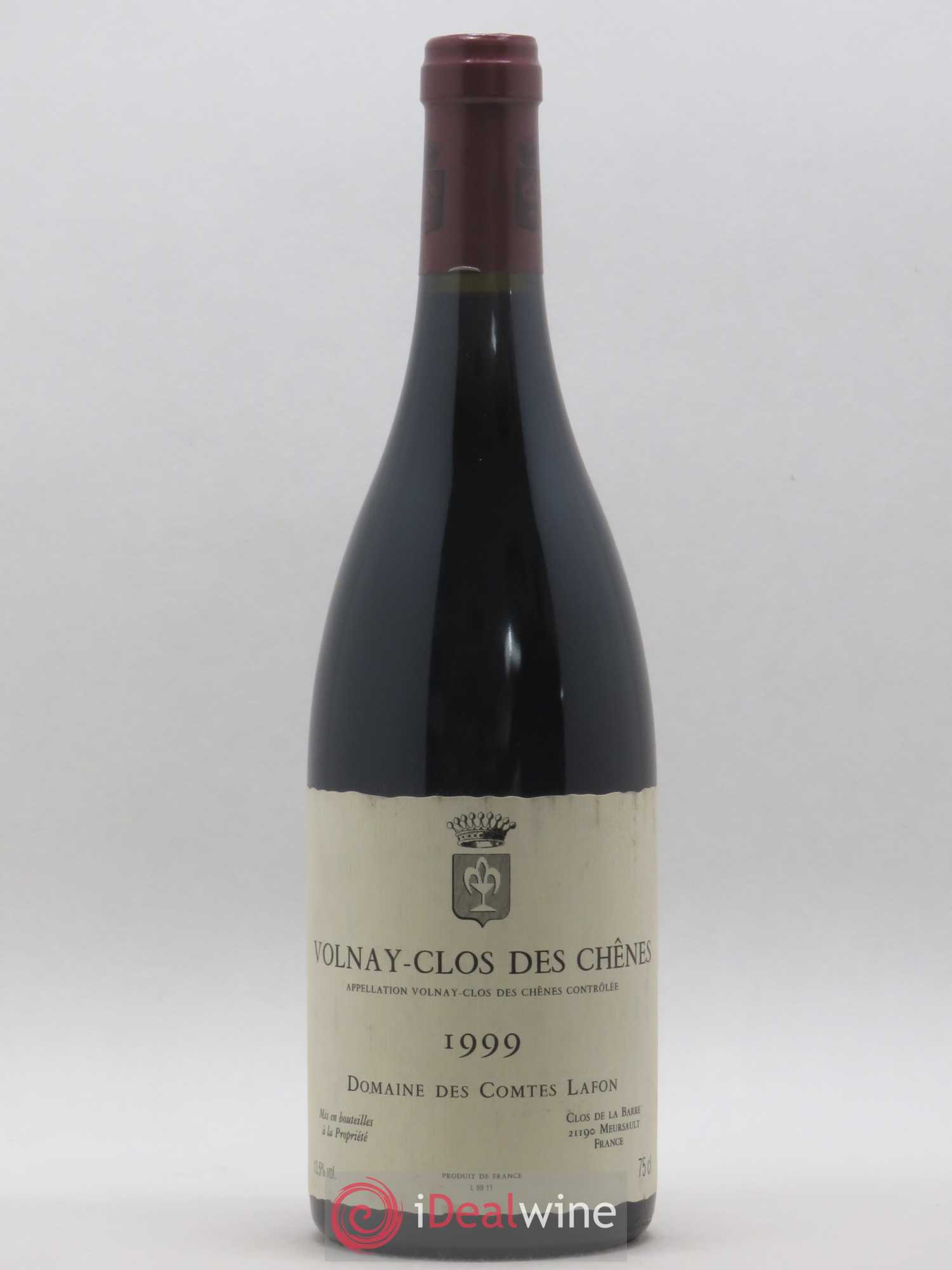 Volnay 1er Cru Clos des Chênes Comtes Lafon (Domaine des) 1999 - Lot de 1 bouteille - 0
