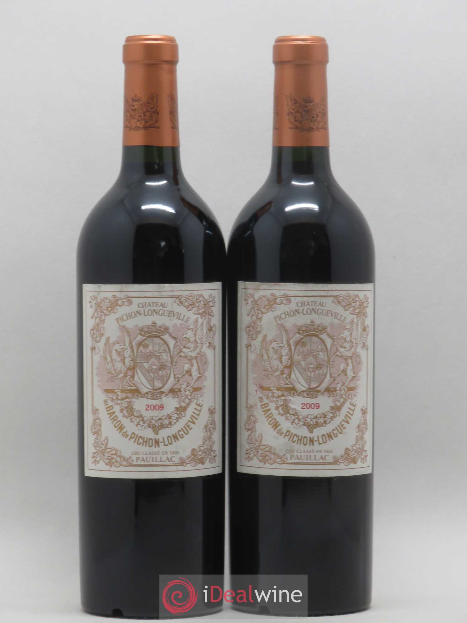 Pichon Longueville Baron 2ème Grand Cru Classé 2009 - Lot de 2 bouteilles - 0