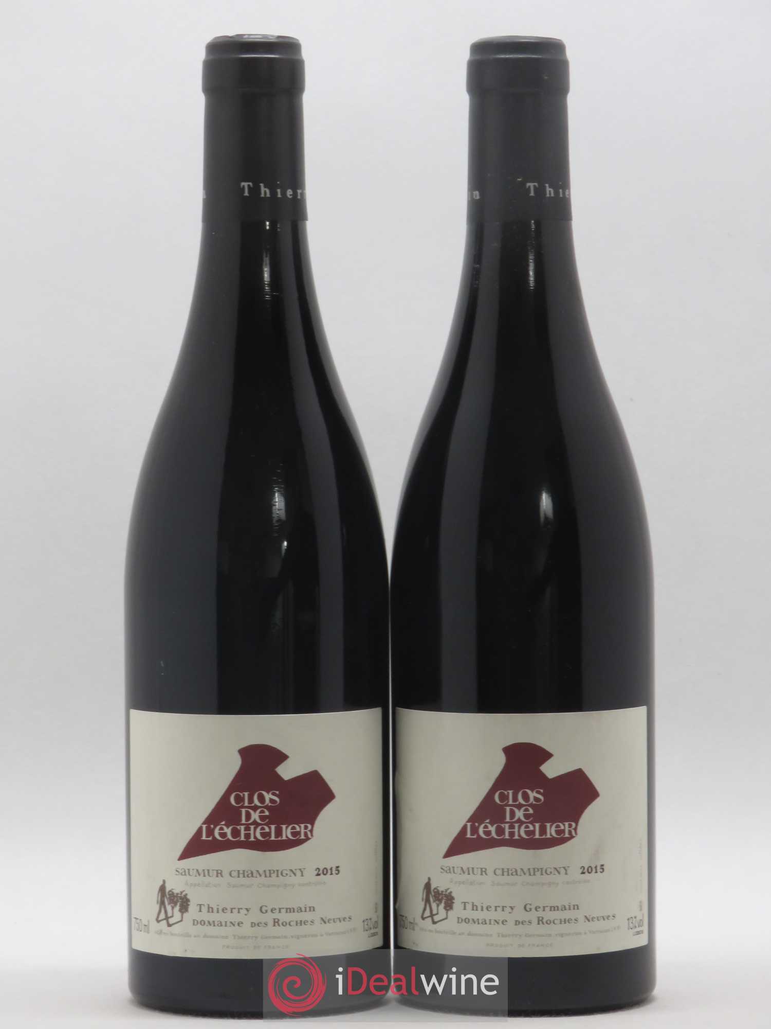 Saumur-Champigny Clos de l'Echelier Domaine des Roches Neuves - Thierry Germain 2015 - Lot de 2 bouteilles - 0