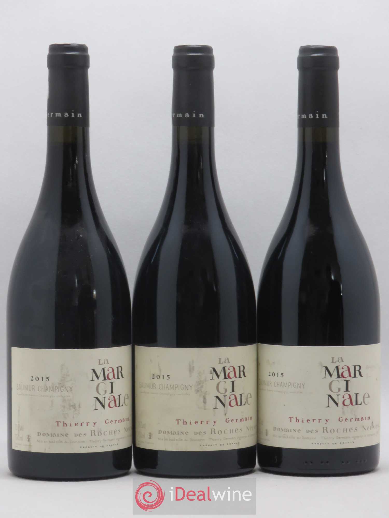 Saumur-Champigny La Marginale Domaine des Roches Neuves - Thierry Germain 2015 - Lot de 3 bouteilles - 0