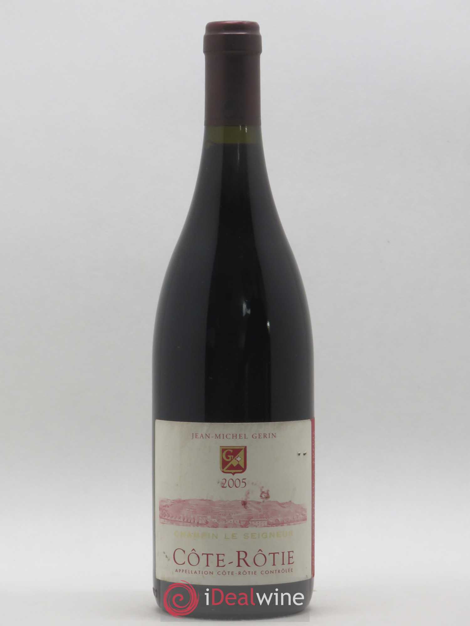 Côte-Rôtie Champin Le Seigneur Jean-Michel Gerin 2005 - Lot de 1 bouteille - 0