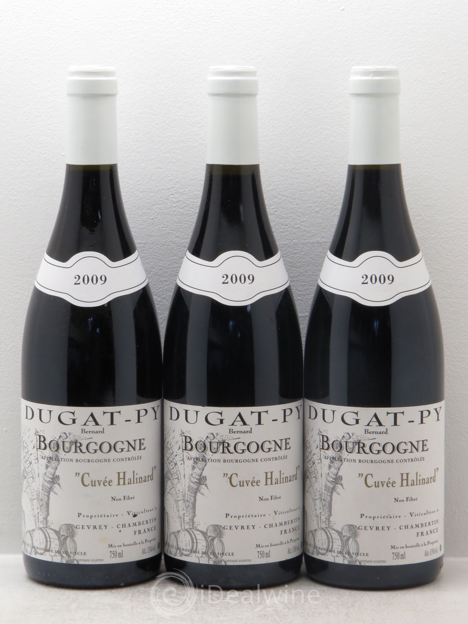 Bourgogne Cuvée Hallinard - Dugat Py 2009 - Lot de 3 bouteilles - 0