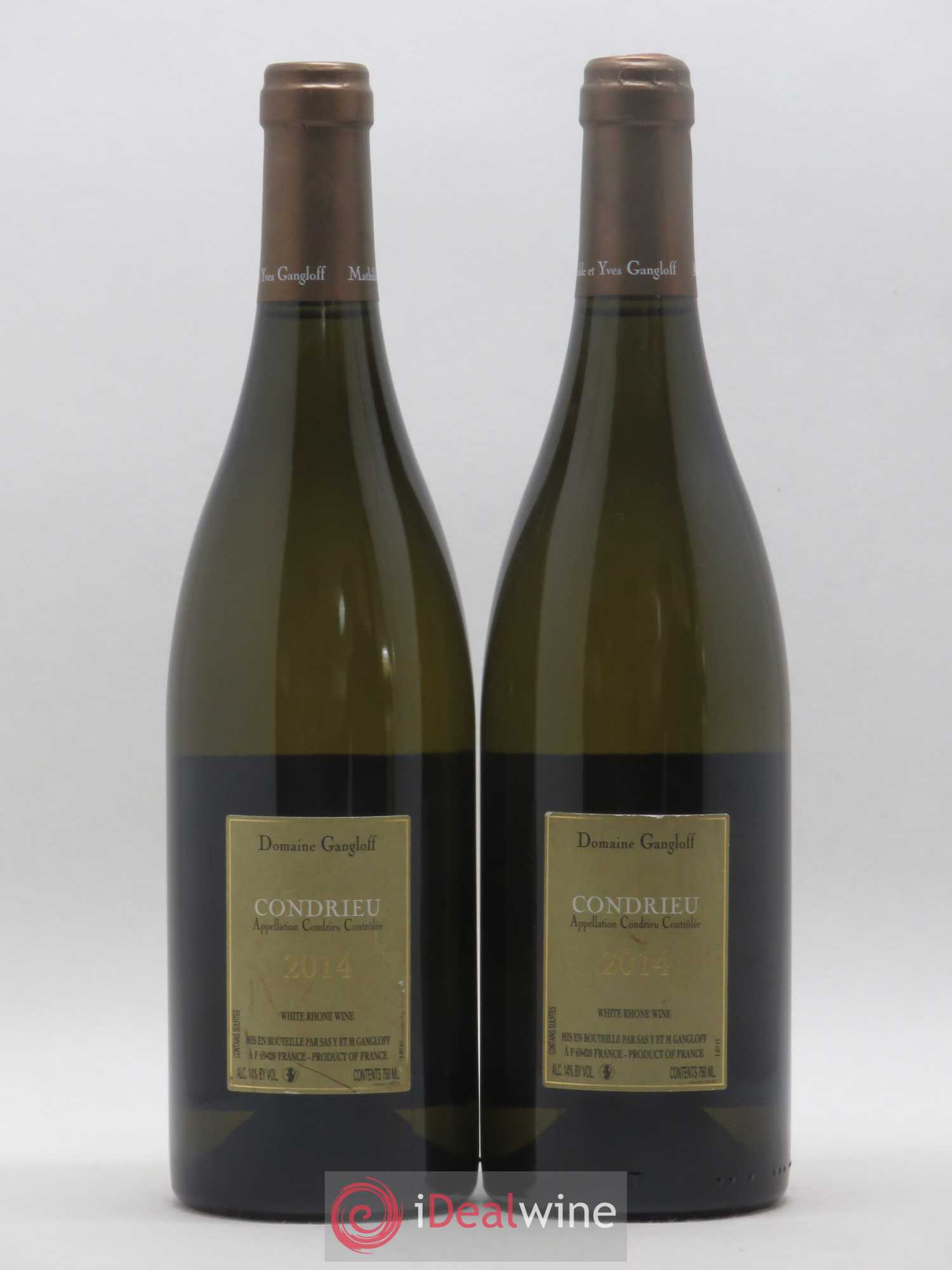 Condrieu Domaine Gangloff (Domaine) 2014 - Lot de 2 bouteilles - 1