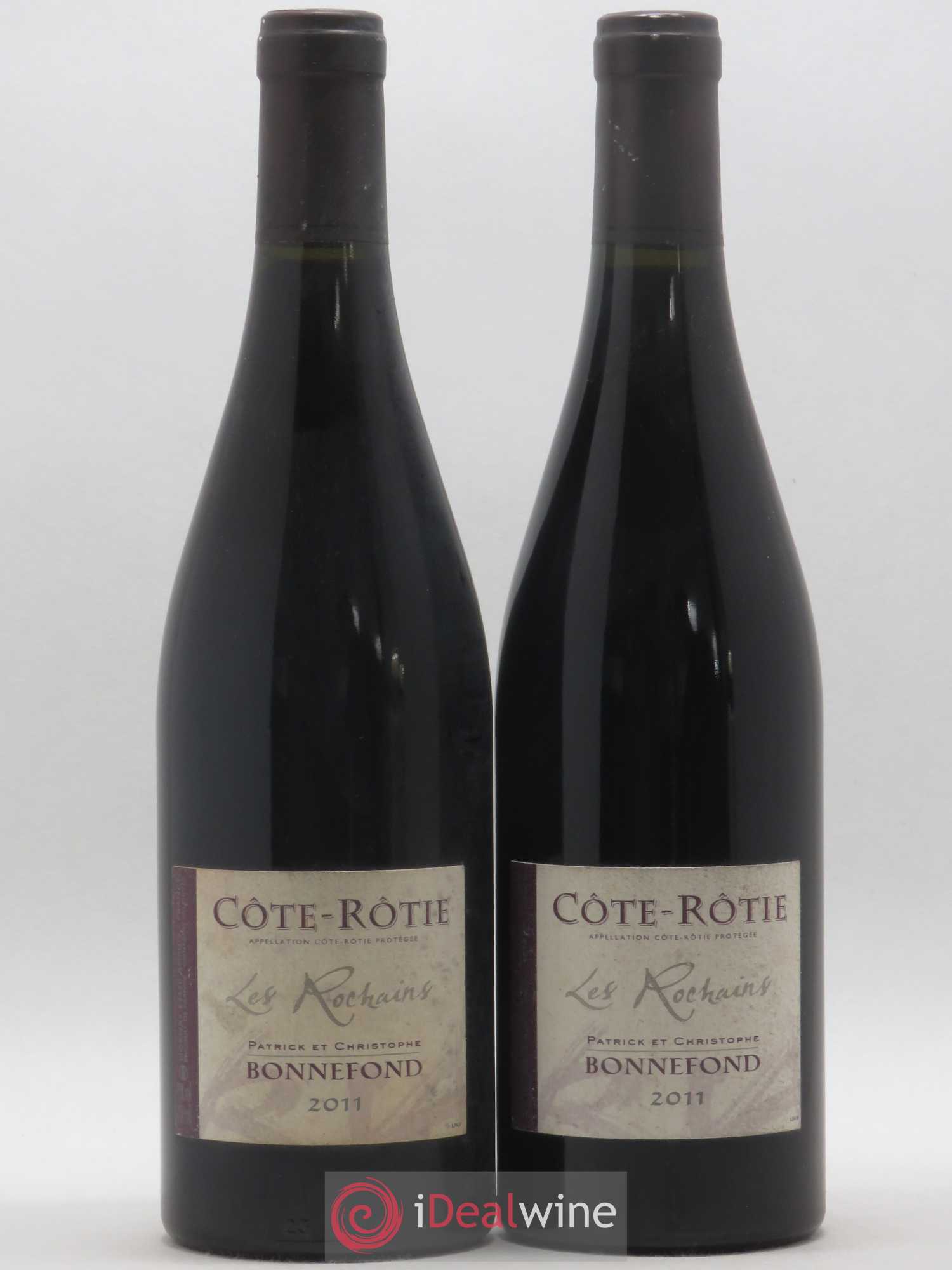 Côte-Rôtie Les Rochains Domaine Bonnefond 2011 - Lot de 2 bouteilles - 0