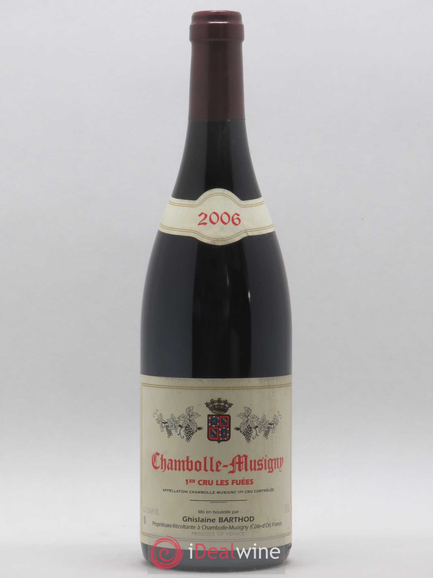 Chambolle-Musigny 1er Cru Les Fuées Ghislaine Barthod 2006 - Lot de 1 bouteille - 0