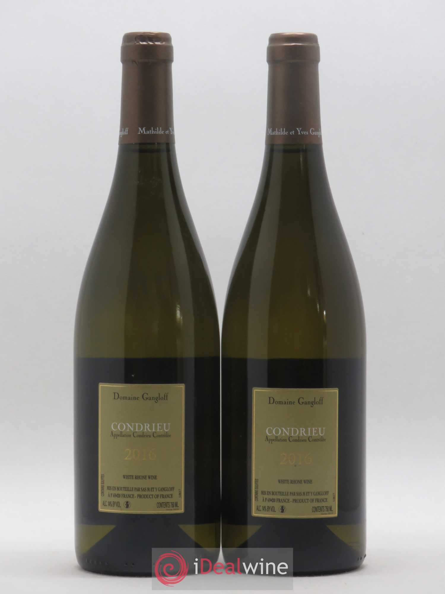 Condrieu Domaine Gangloff (Domaine) 2016 - Lot de 2 bouteilles - 1