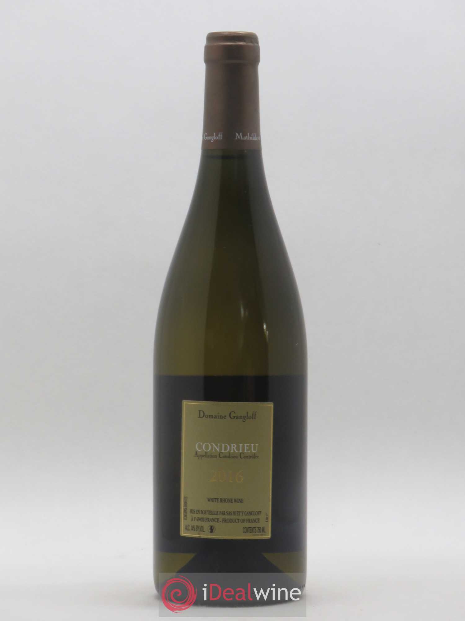 Condrieu Domaine Gangloff (Domaine) 2016 - Lot de 1 bouteille - 1