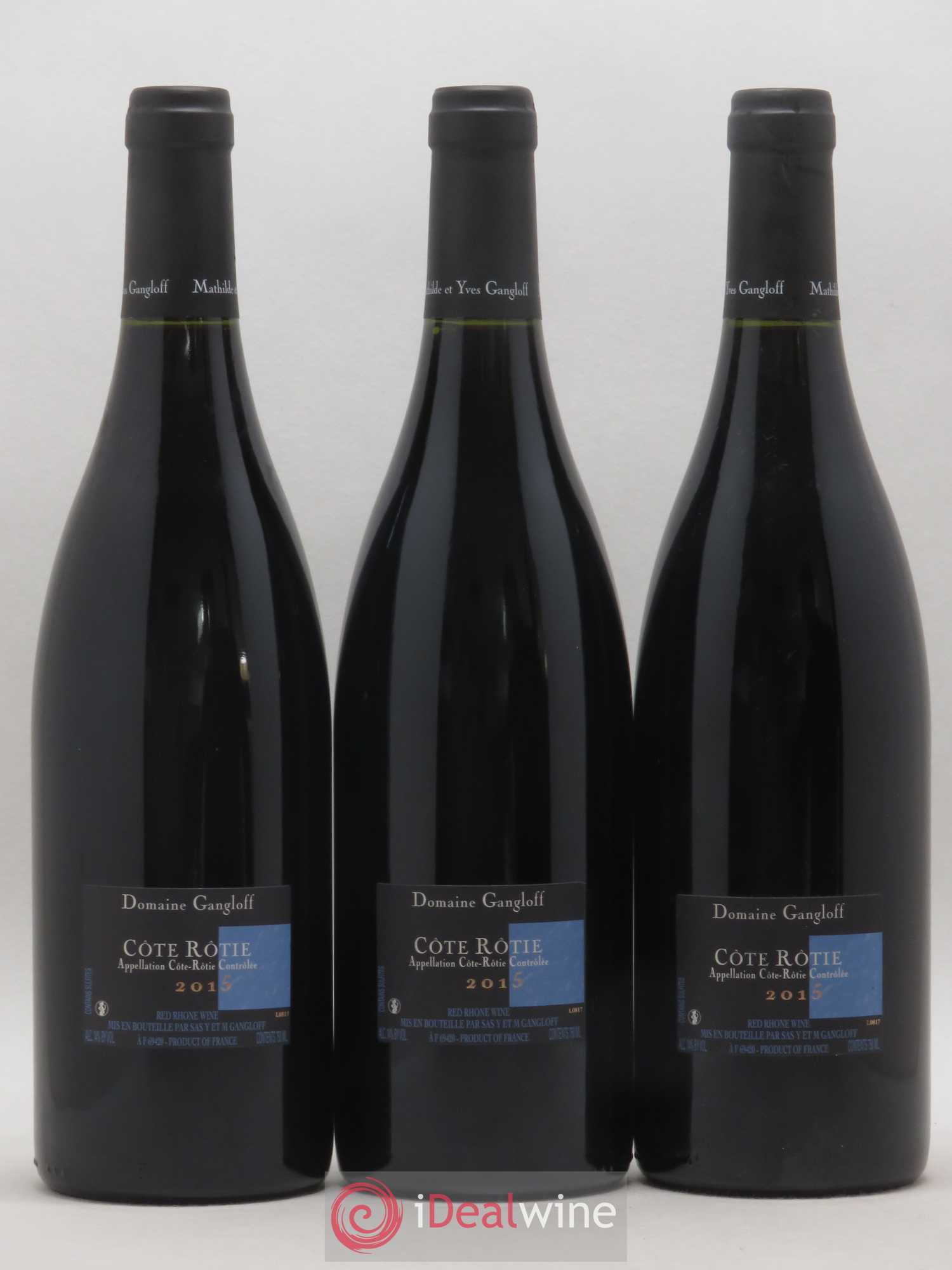 Côte-Rôtie La Barbarine Gangloff (Domaine) 2015 - Lot de 3 bouteilles - 1