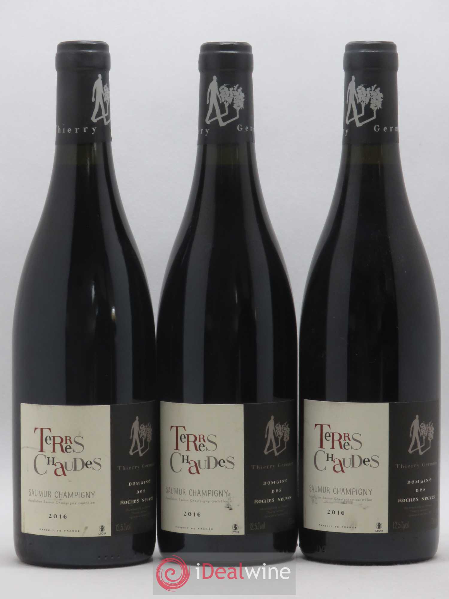 Saumur-Champigny Terres Chaudes Domaine des Roches Neuves - Thierry Germain 2016 - Lot de 3 bouteilles - 0