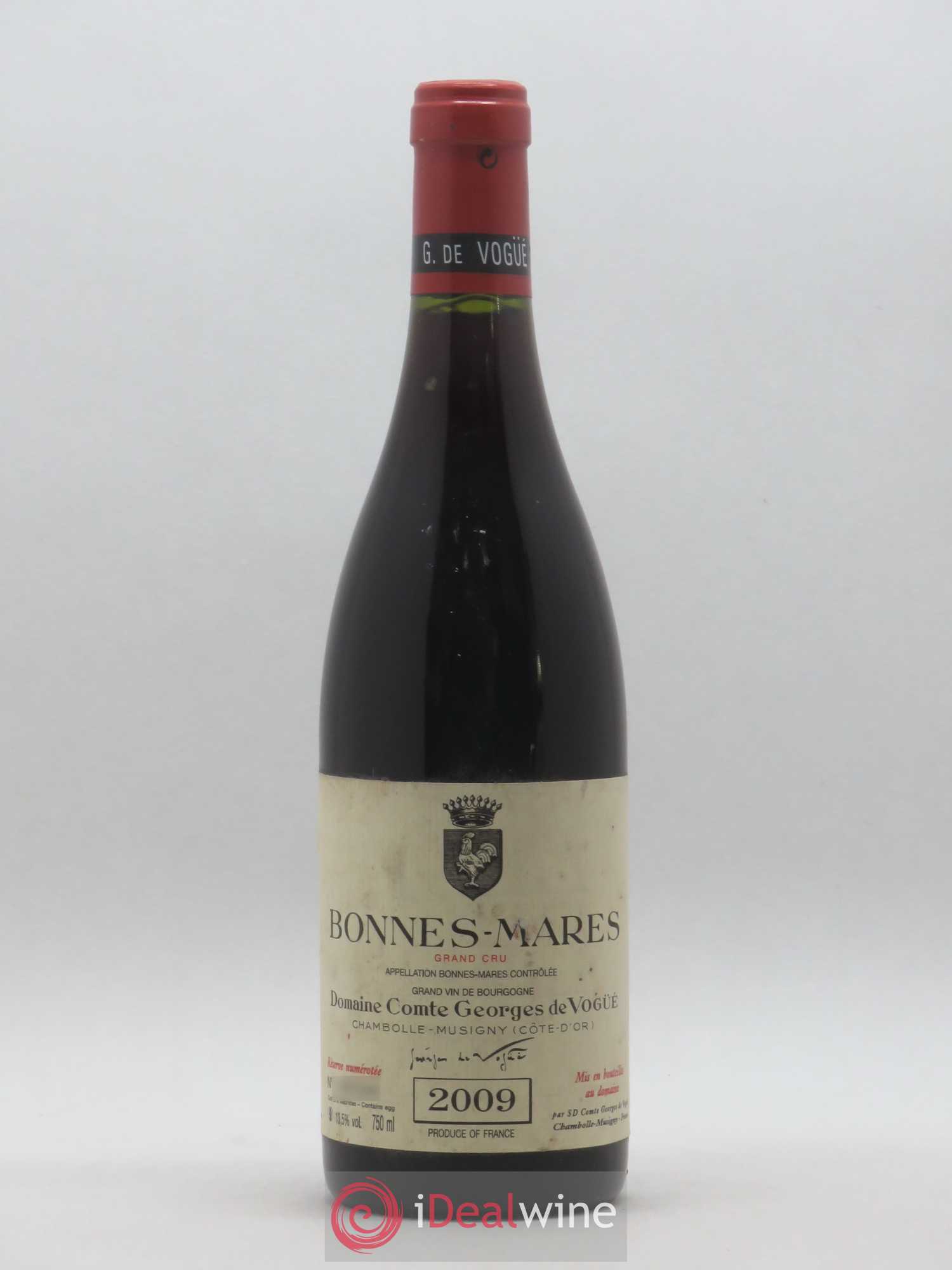 Bonnes-Mares Grand Cru Comte Georges de Vogüé 2009 - Lot de 1 bouteille - 0