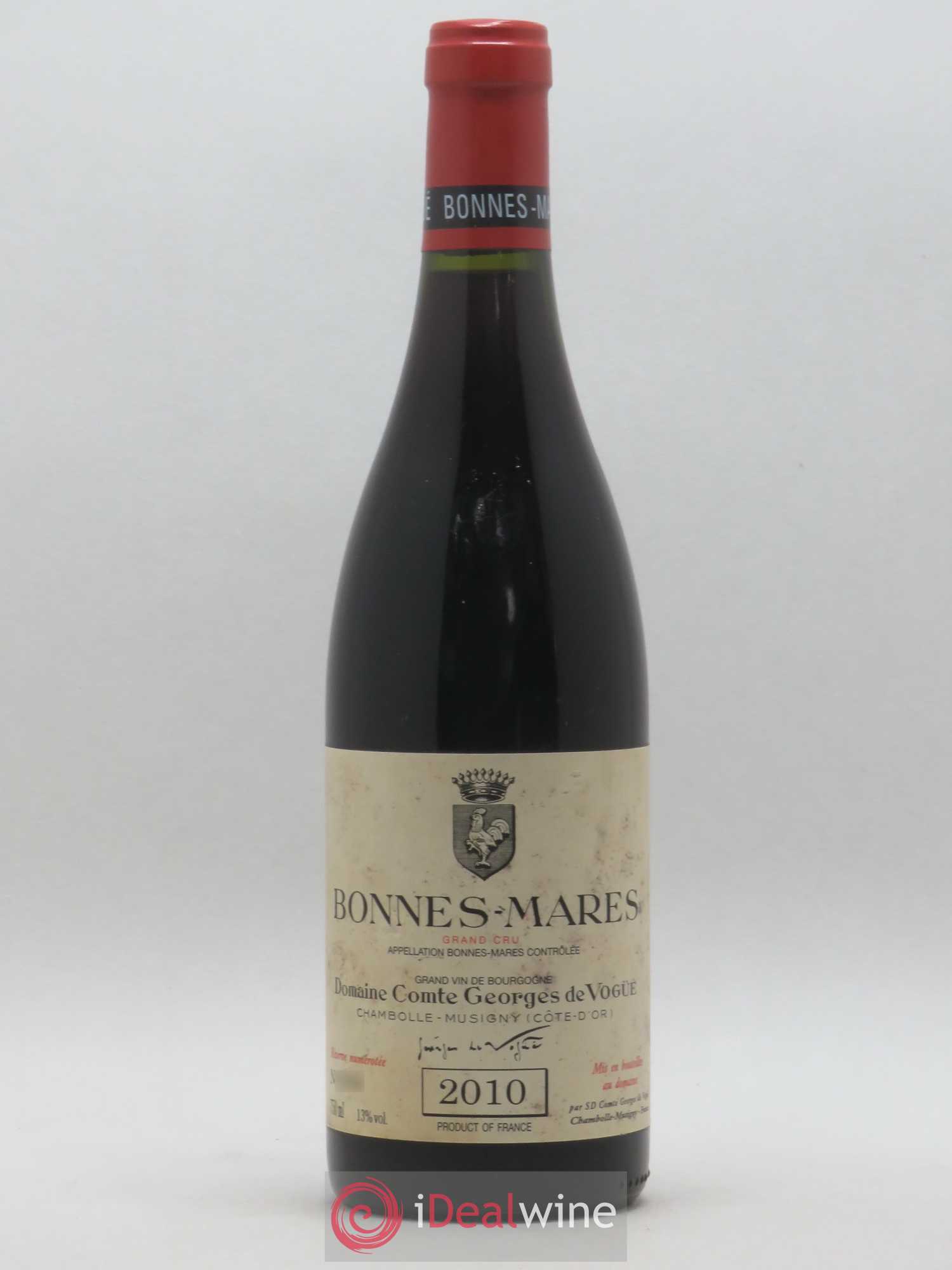 Bonnes-Mares Grand Cru Comte Georges de Vogüé 2010 - Lot de 1 bouteille - 0