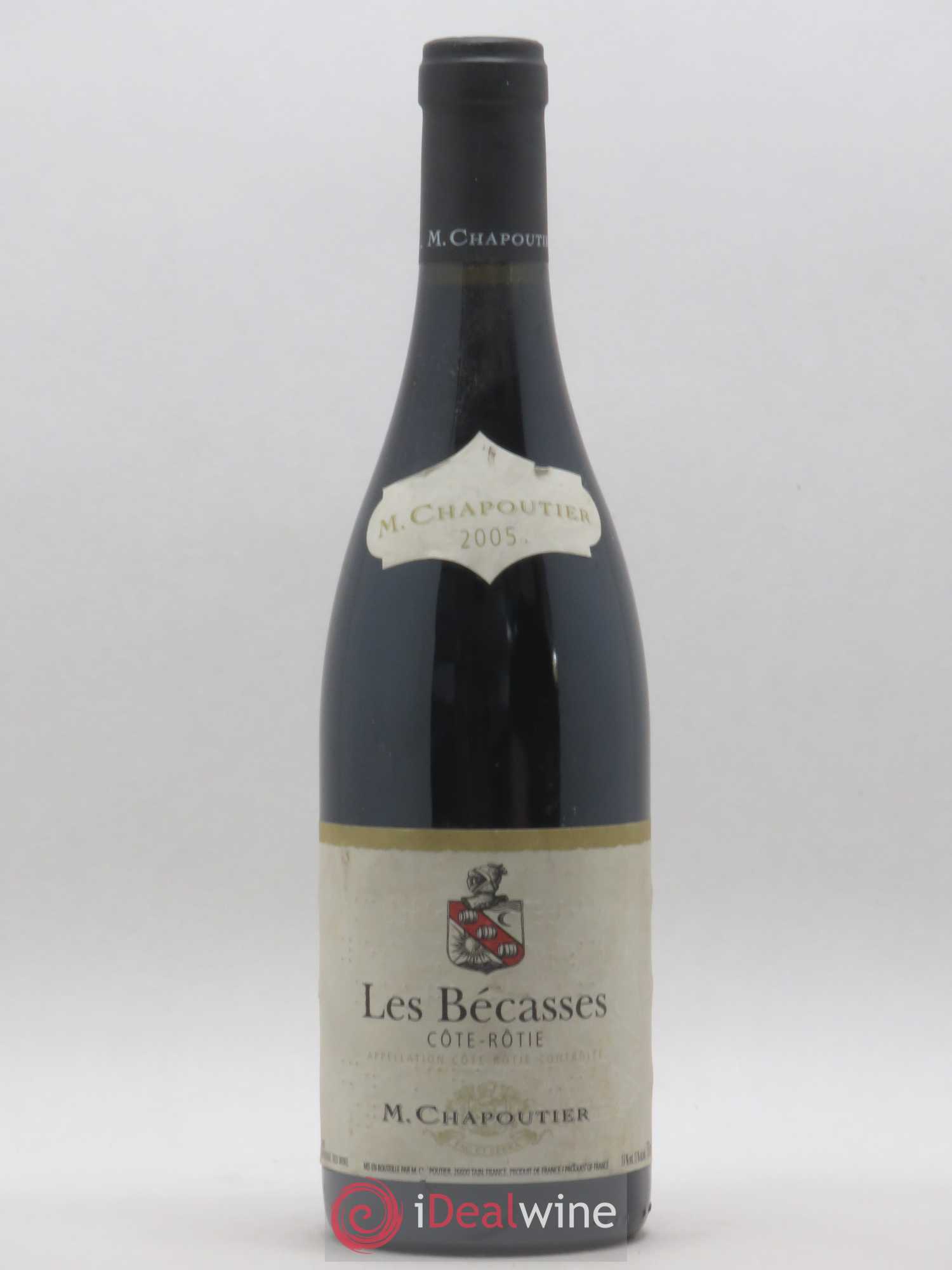 Côte-Rôtie Les Bécasses Chapoutier 2005 - Lot de 1 bouteille - 0