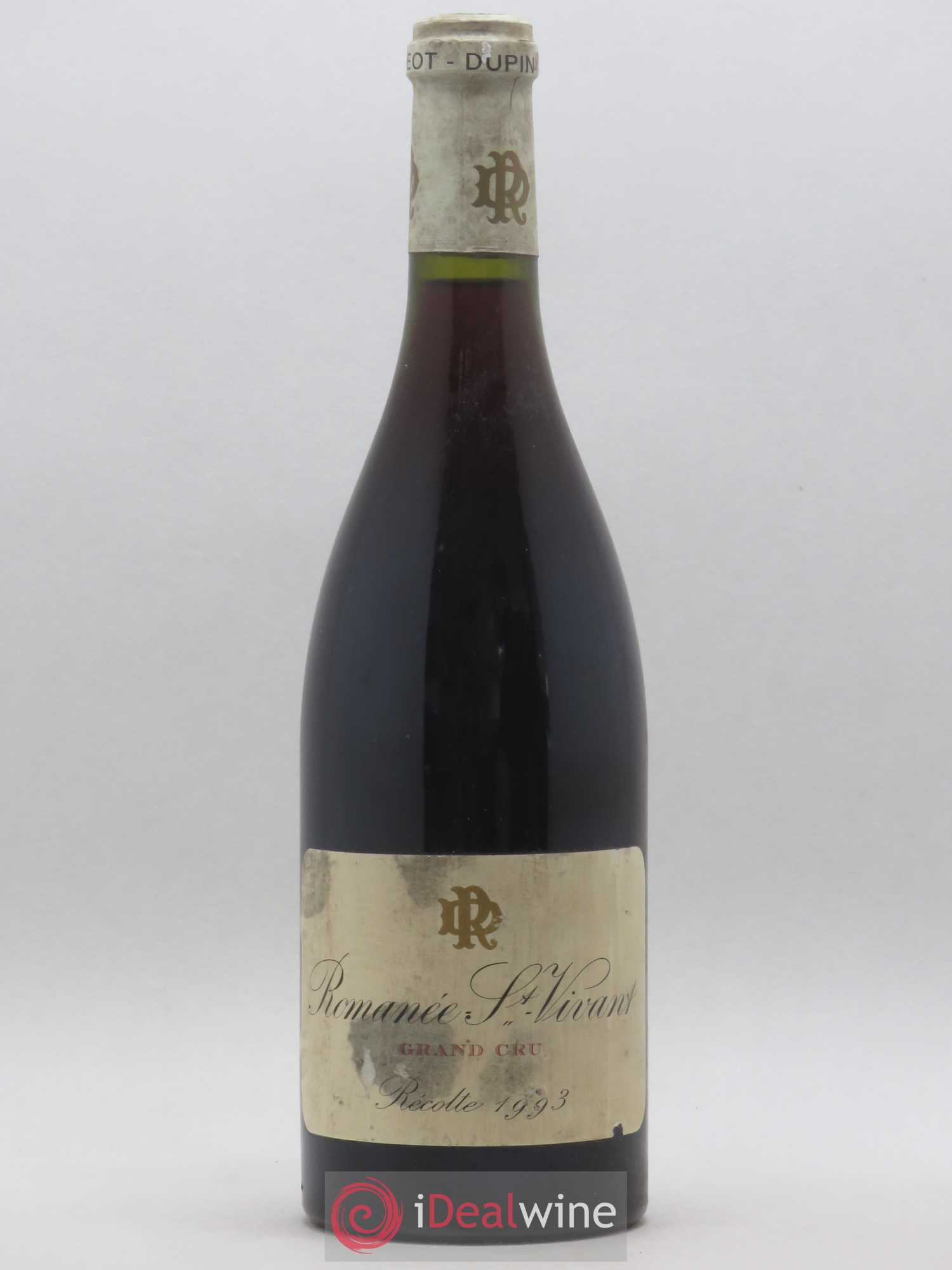 Romanée-Saint-Vivant Grand Cru Marc Rougeot-Dupin 1993 - Lot de 1 bouteille - 0