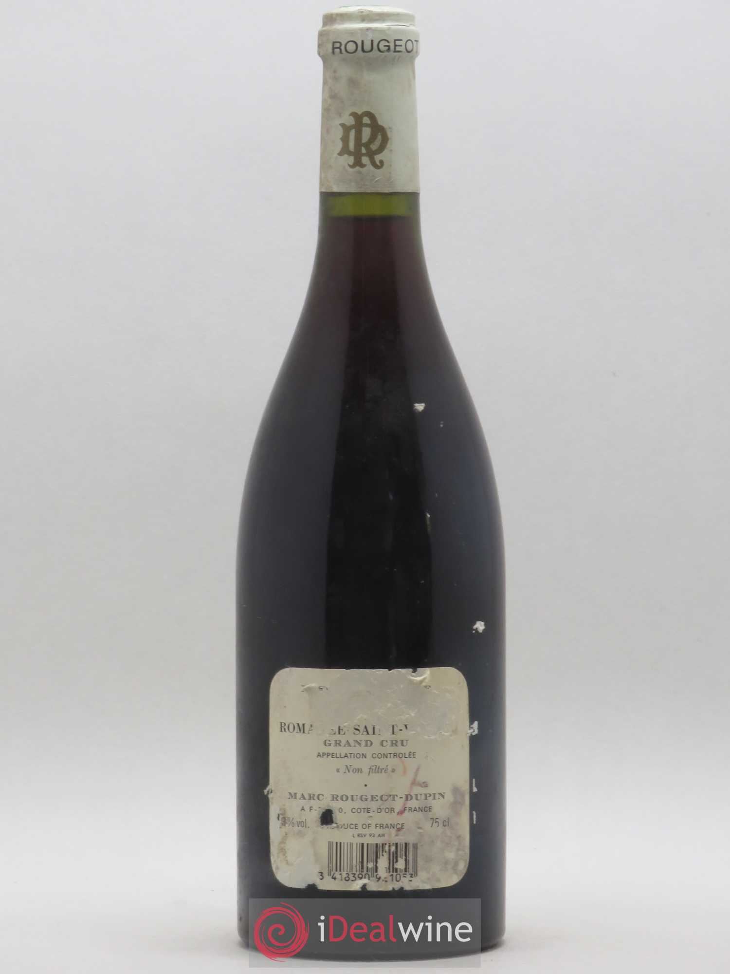 Romanée-Saint-Vivant Grand Cru Marc Rougeot-Dupin 1993 - Lot de 1 bouteille - 1