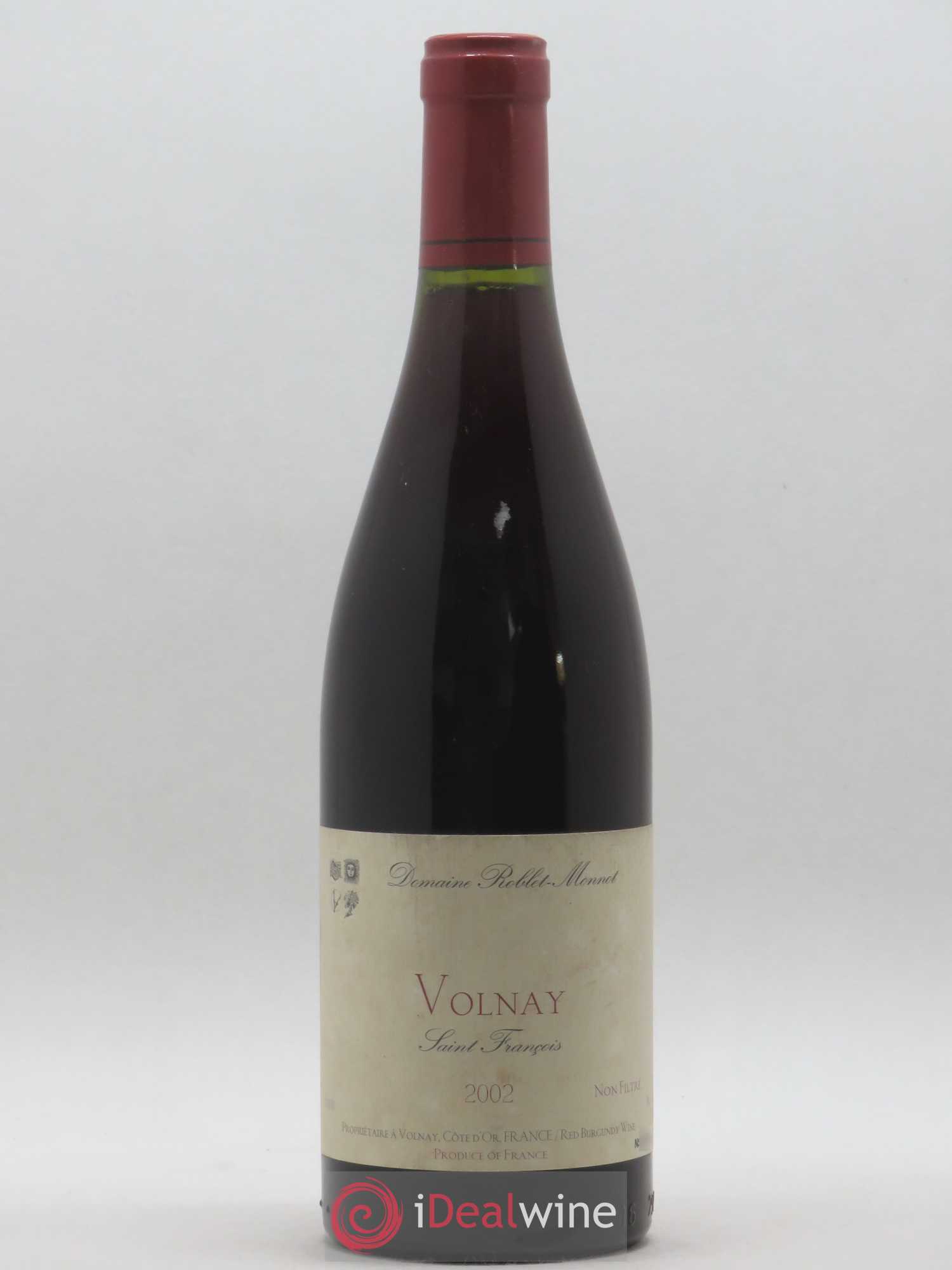 Volnay Saint Francois Domaine Roblet Monnot 2002 - Posten von 1 Flasche - 0