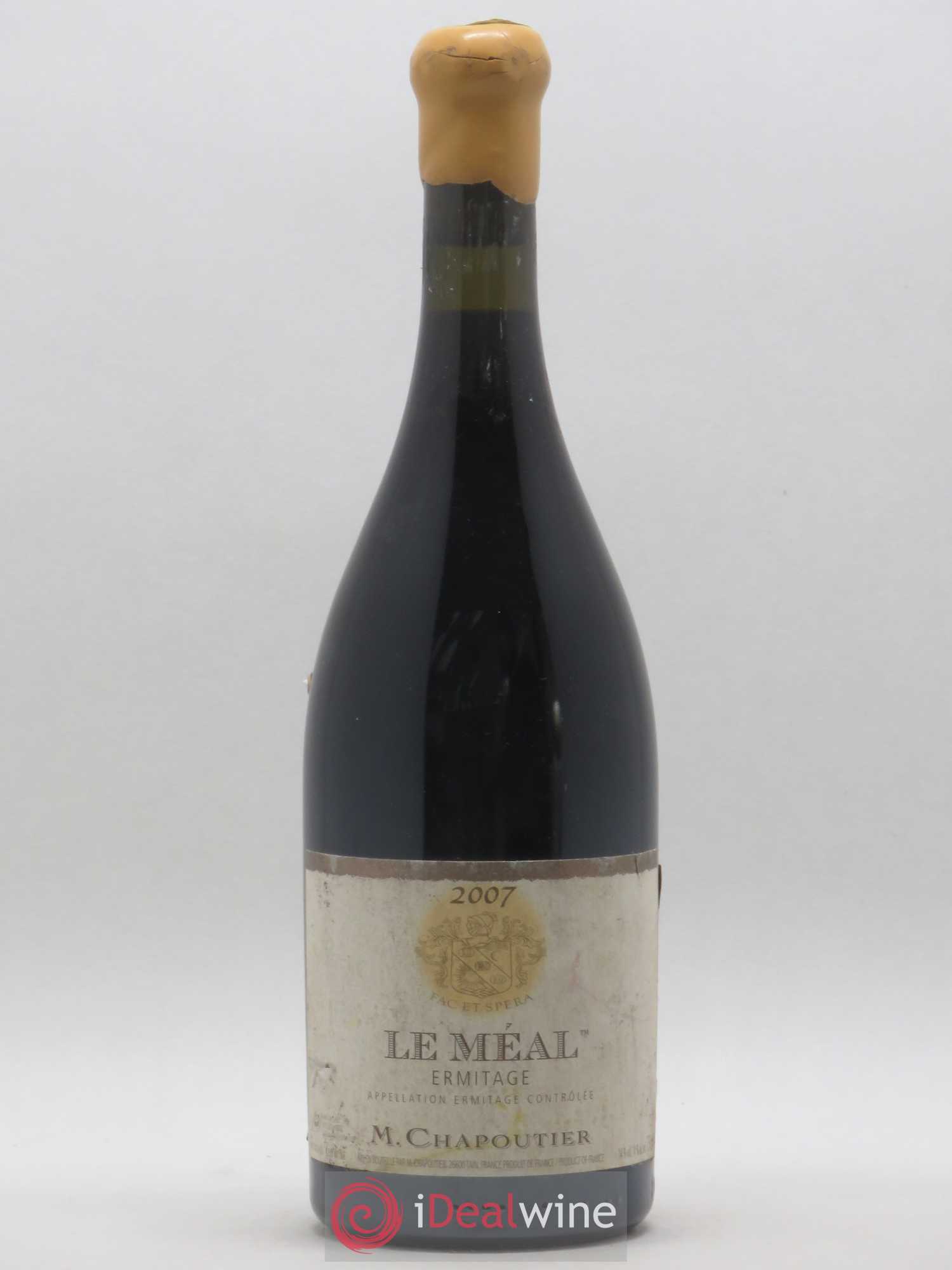 Hermitage Ermitage Le Méal Chapoutier 2007 - Lot de 1 bouteille - 0