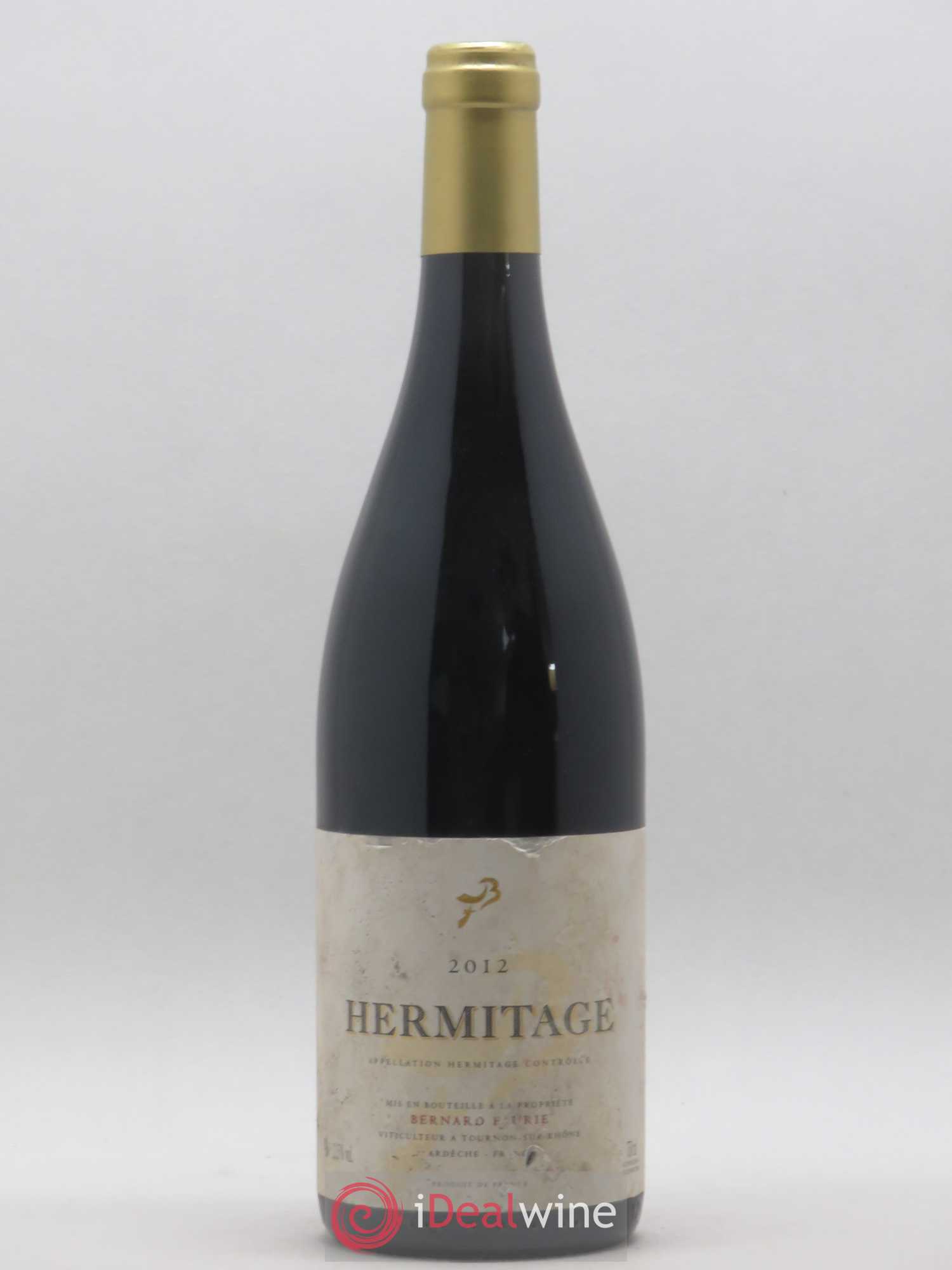 Hermitage Bessards Méal (capsule dorée) Bernard Faurie 2012 - Lot de 1 bouteille - 0