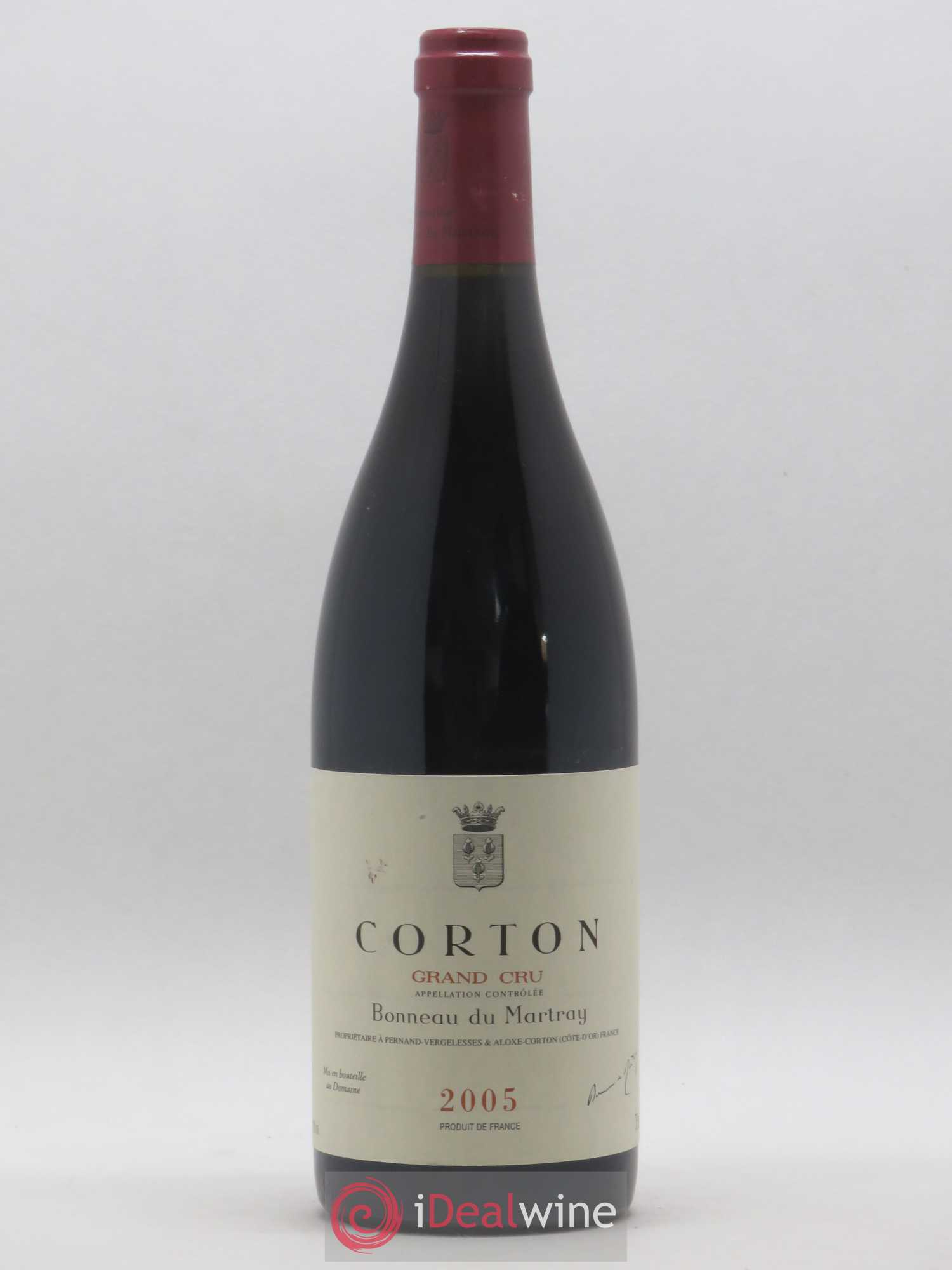 Corton Grand Cru Bonneau du Martray (Domaine) 2005 - Lot de 1 bouteille - 0