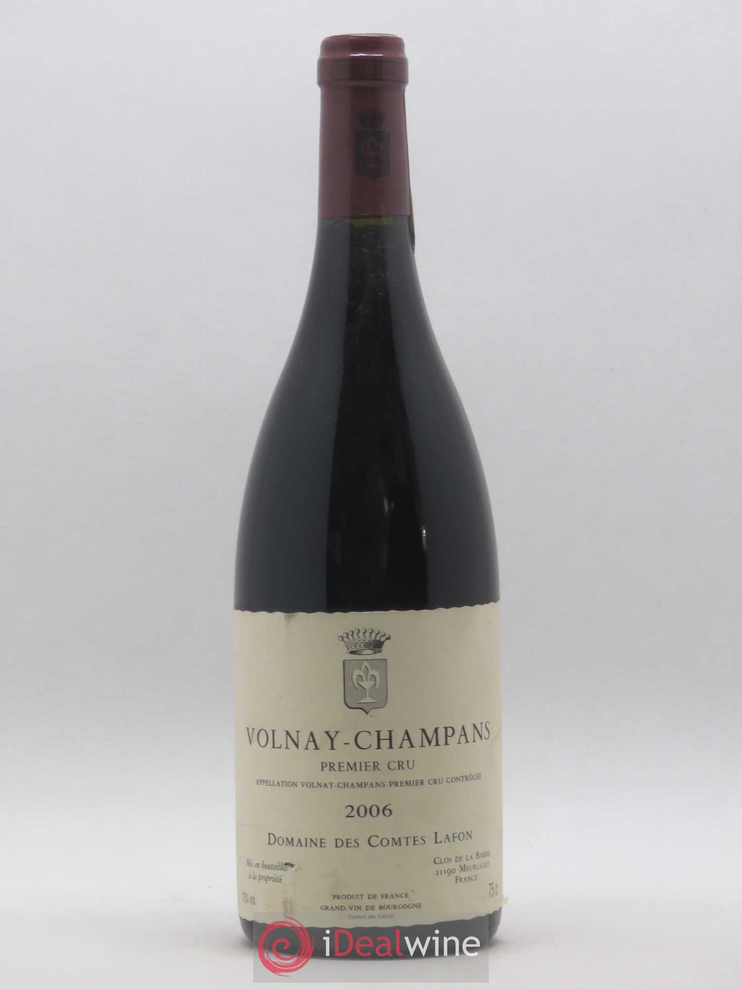 Volnay 1er Cru Champans Comtes Lafon (Domaine des) 2006 - Lot de 1 bouteille - 0