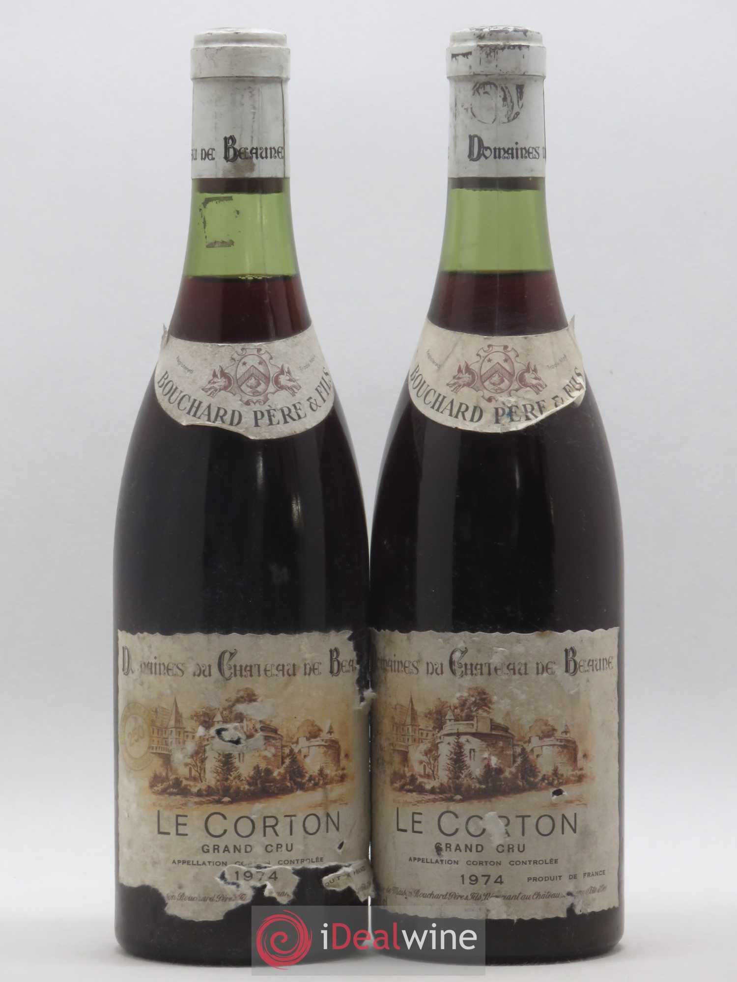 Corton Grand Cru Domaine du Château De Beaune 1974 - Posten von 2 Flaschen - 0