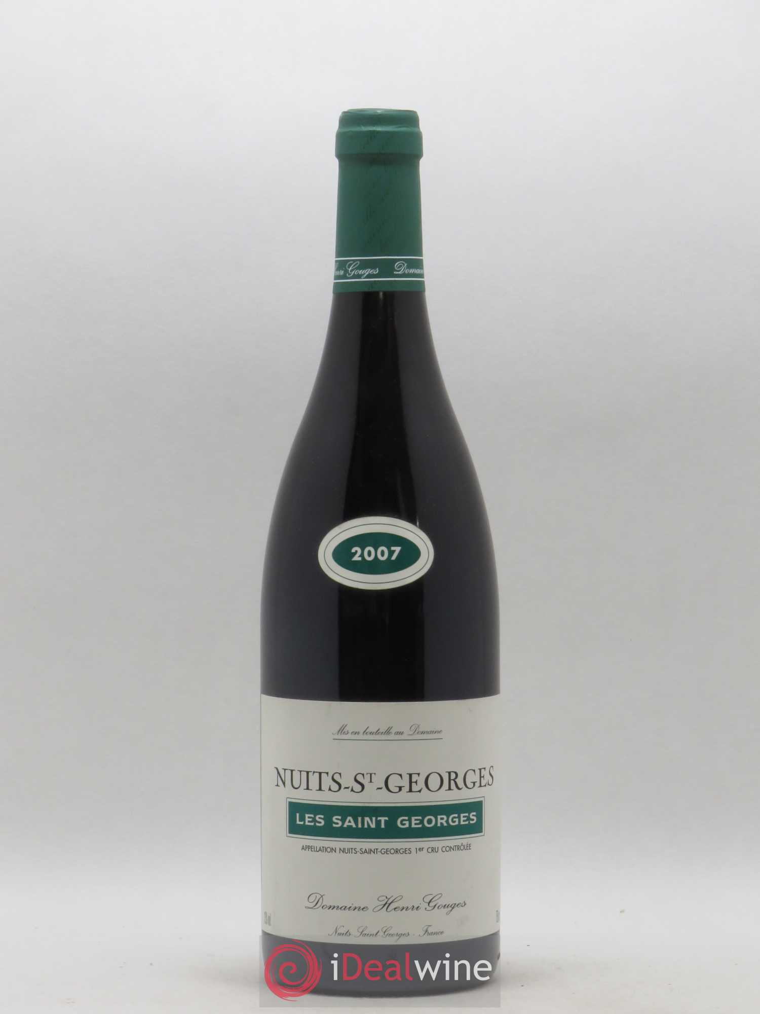 Nuits-Saint-Georges 1er Cru Les Saints Georges Henri Gouges 2007 - Lot de 1 bouteille - 0