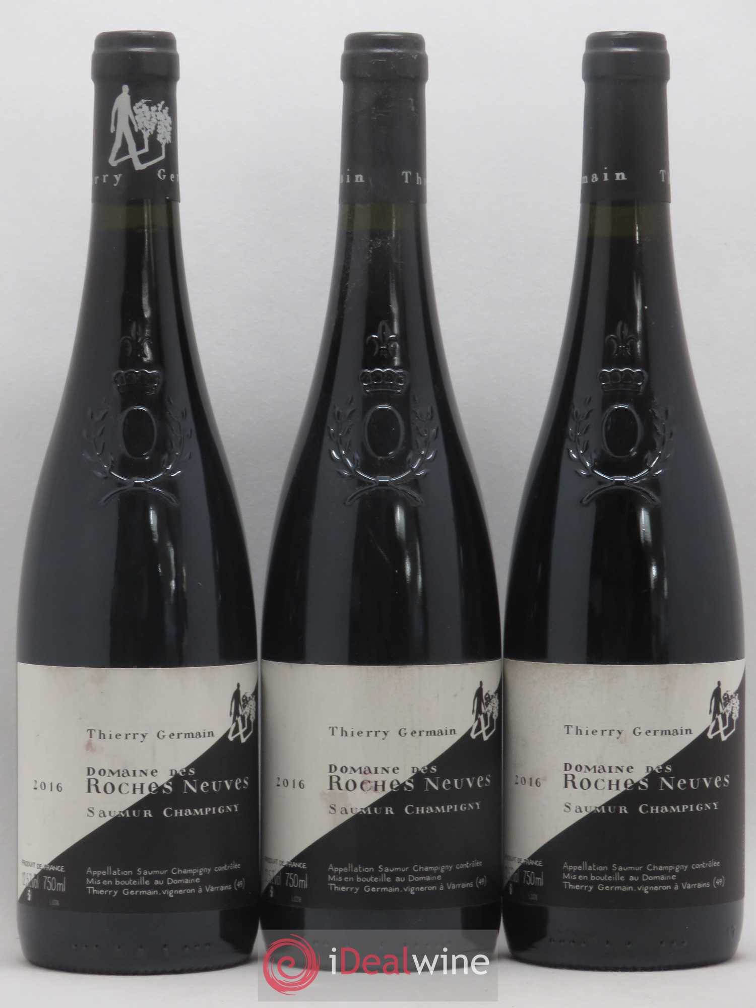 Saumur-Champigny Domaine des Roches Neuves - Thierry Germain 2016 - Lot de 3 bouteilles - 0
