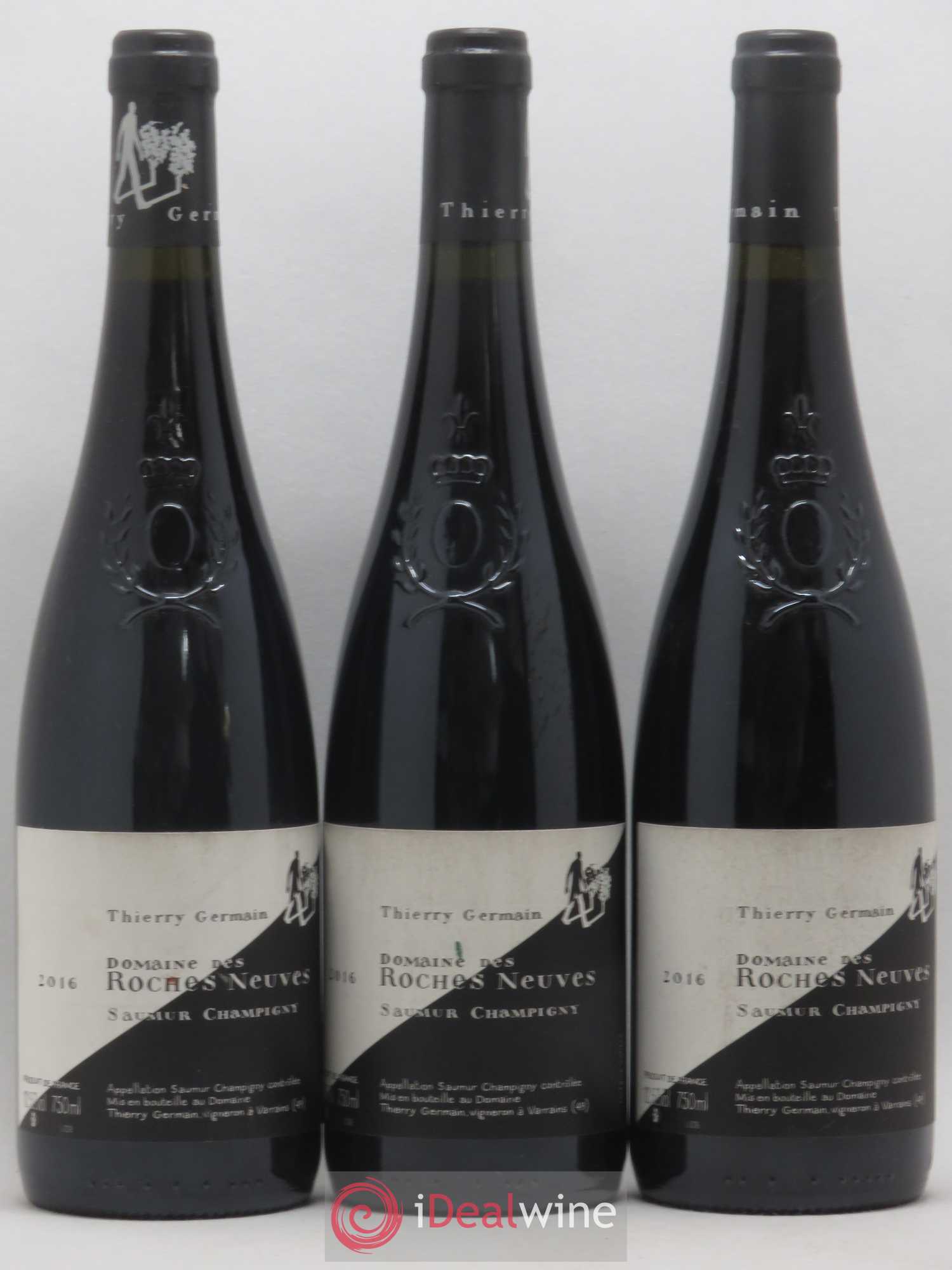 Saumur-Champigny Domaine des Roches Neuves - Thierry Germain 2016 - Lot de 3 bouteilles - 0