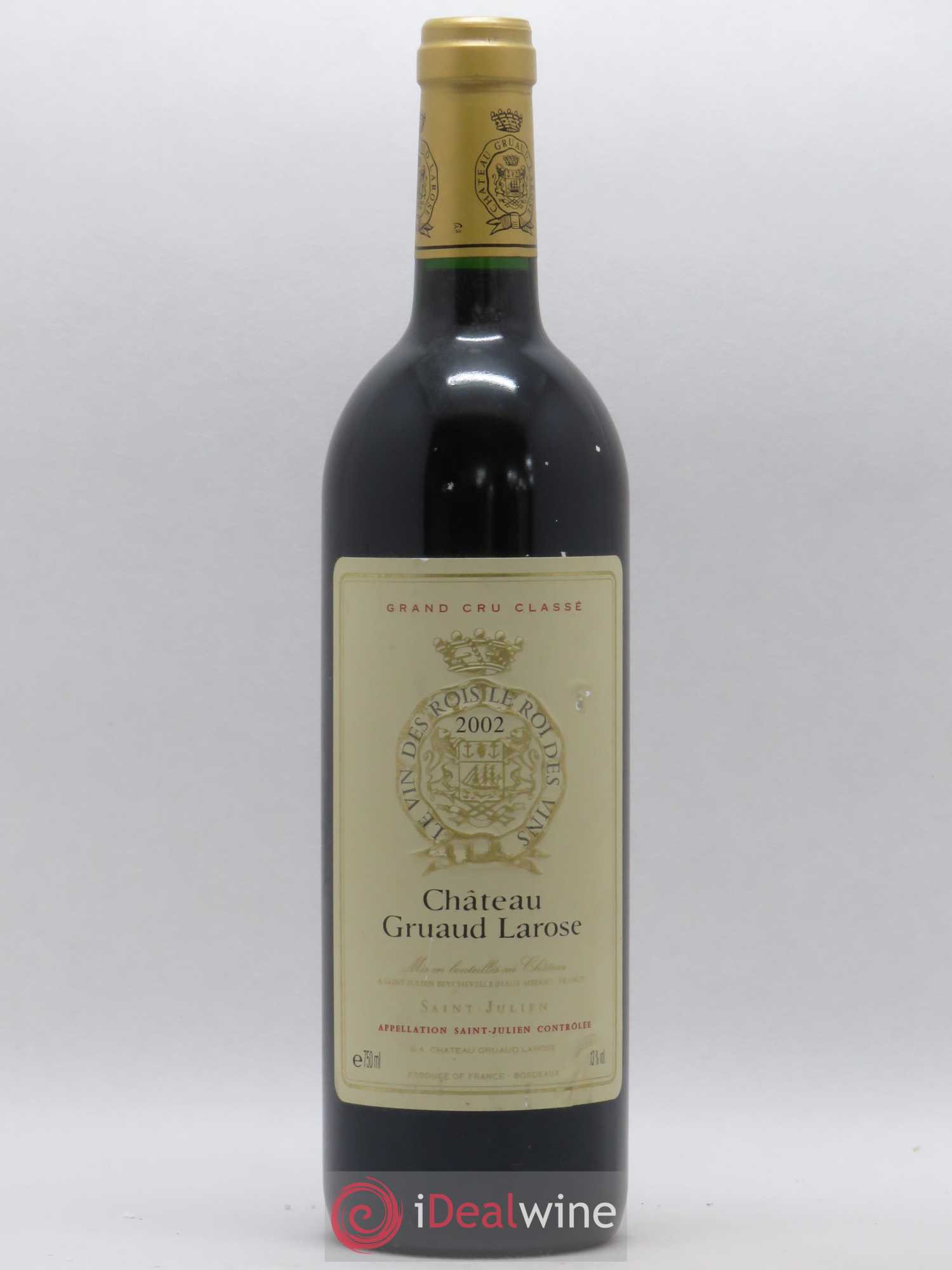 Château Gruaud Larose 2ème Grand Cru Classé 2002 - Lot de 1 bouteille - 0