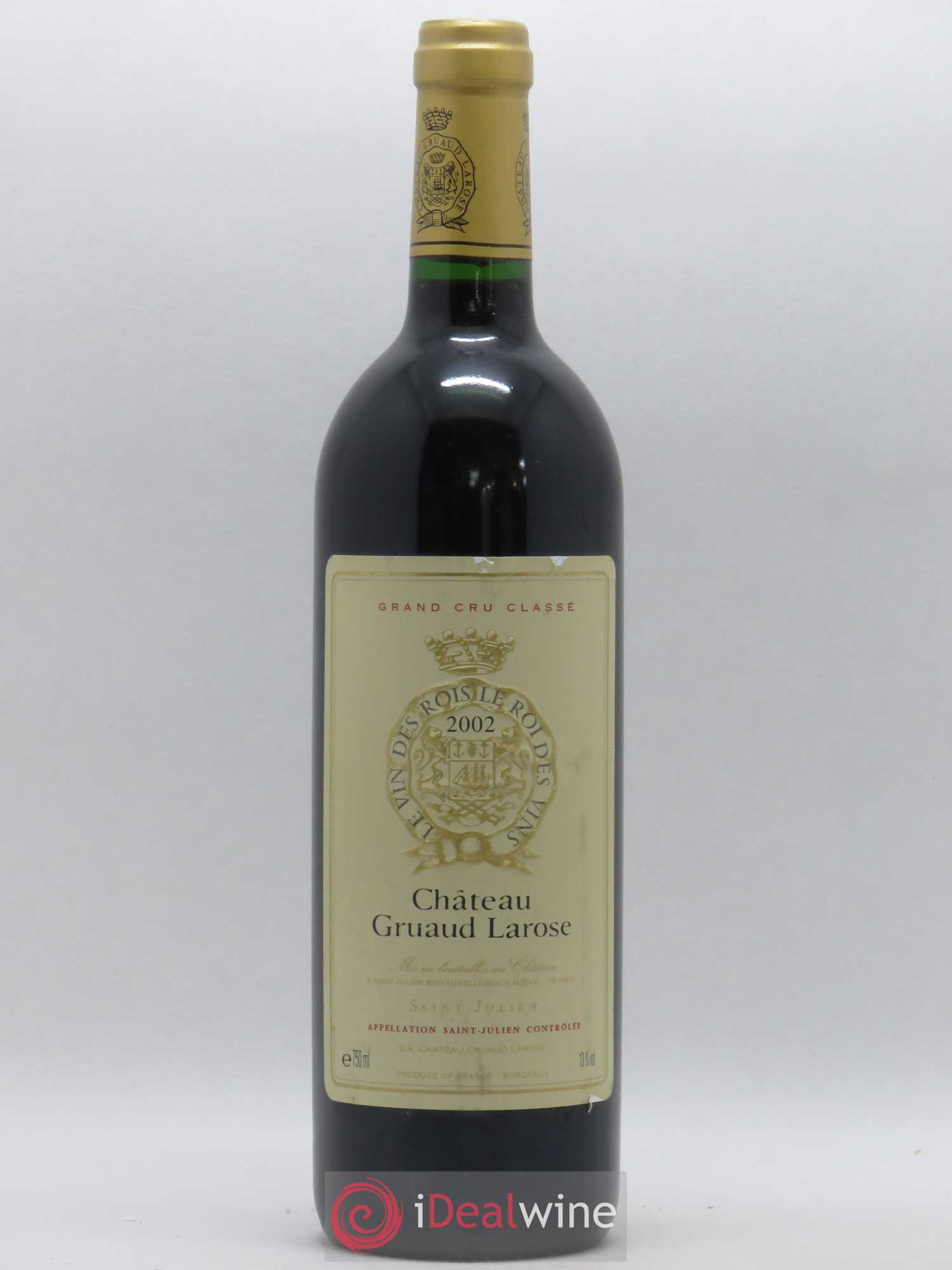 Château Gruaud Larose 2ème Grand Cru Classé 2002 - Lot de 1 bouteille - 0