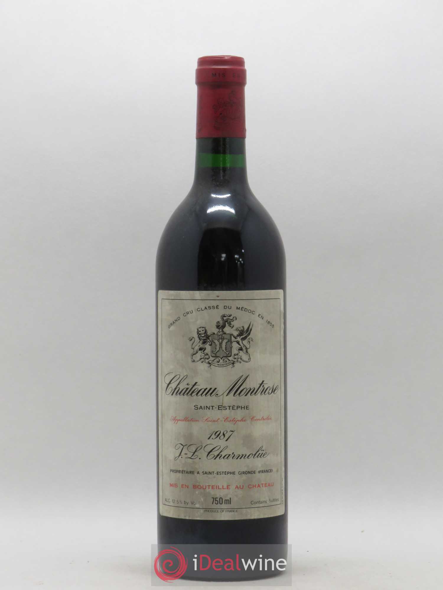 Château Montrose 2ème Grand Cru Classé 1987 - Lot de 1 bouteille - 0