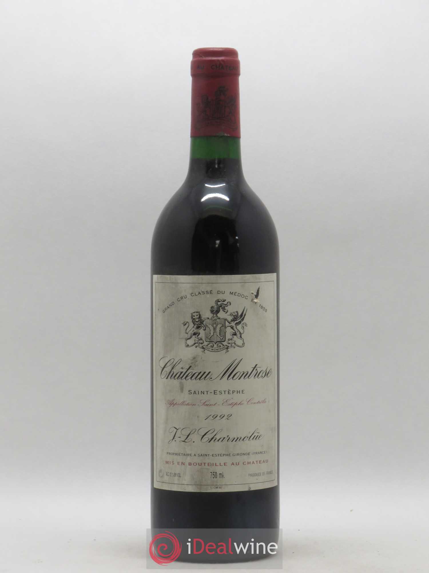 Château Montrose 2ème Grand Cru Classé 1992 - Lot de 1 bouteille - 0