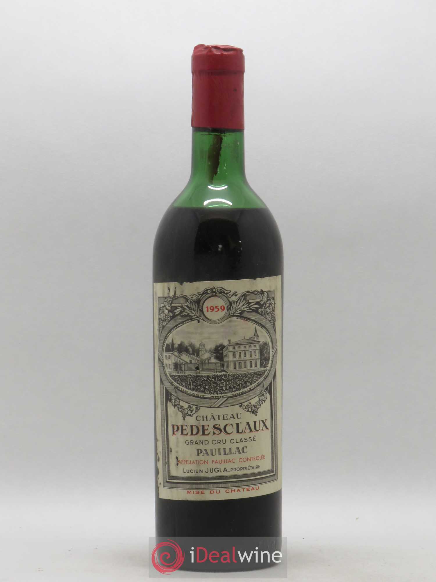 Château Pedesclaux 5ème Grand Cru Classé 1959 - Lot de 1 bouteille - 0