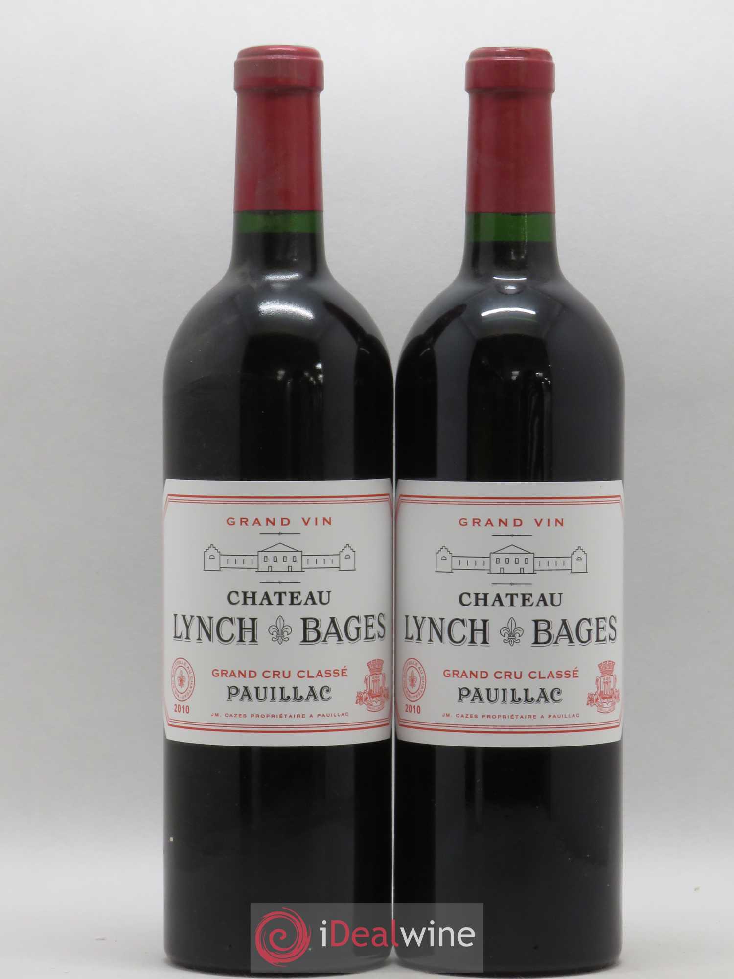 Château Lynch Bages 5ème Grand Cru Classé 2010 - Lot de 2 bouteilles - 0