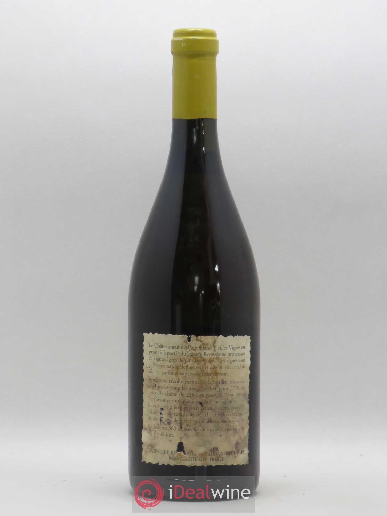 Châteauneuf-du-Pape Château de Beaucastel Vieilles vignes Roussanne Famille Perrin 1997 - Lot de 1 bouteille - 1