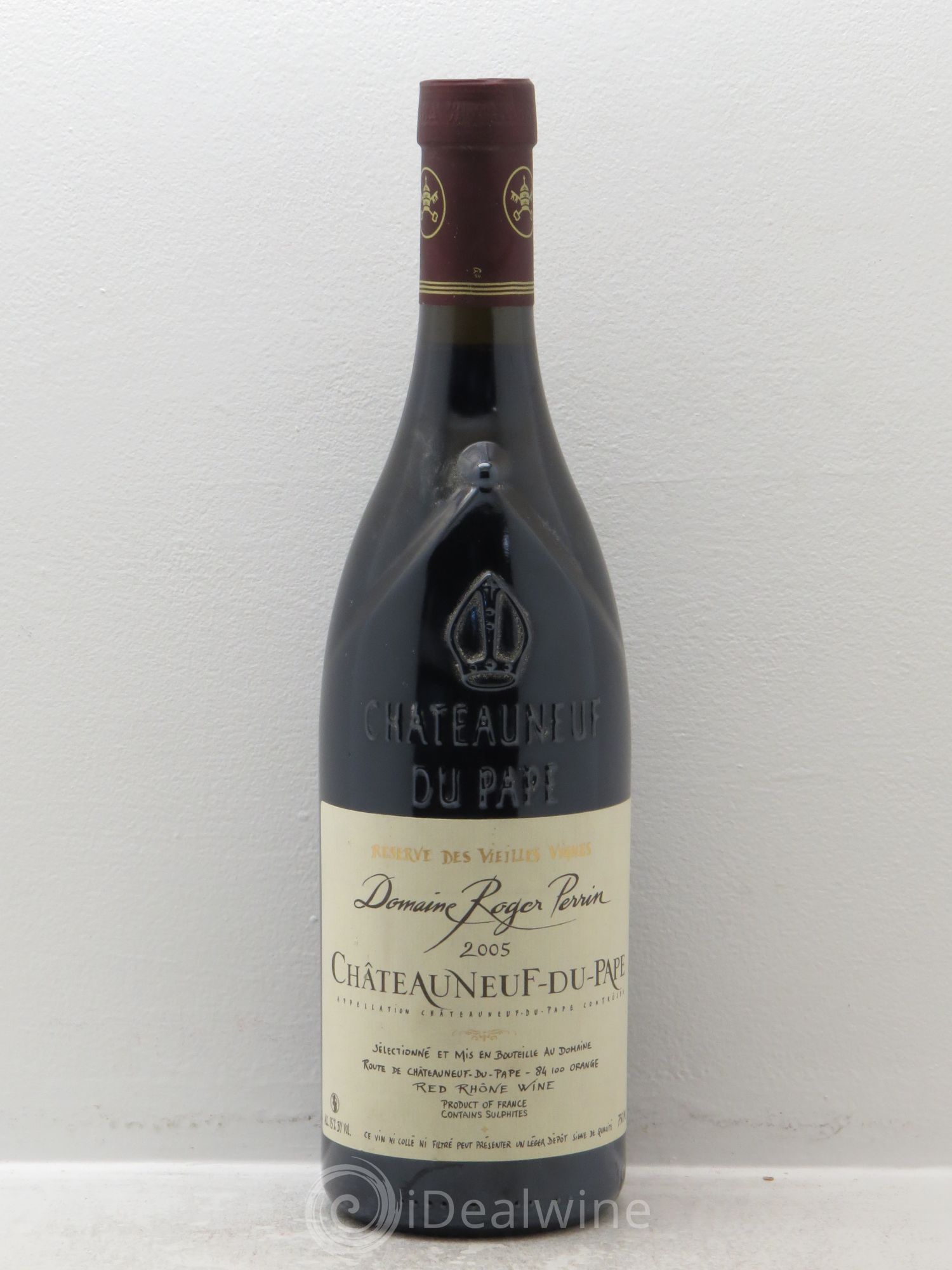 Châteauneuf-du-Pape Vieilles Vignes - Domaine Roger Perrin 2005 - Posten von 1 Flasche - 0