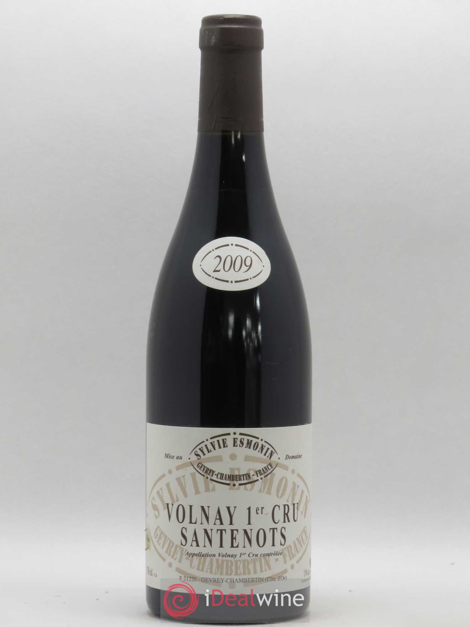 Volnay 1er Cru Santenots Sylvie Esmonin 2009 - Lot de 1 bouteille - 0