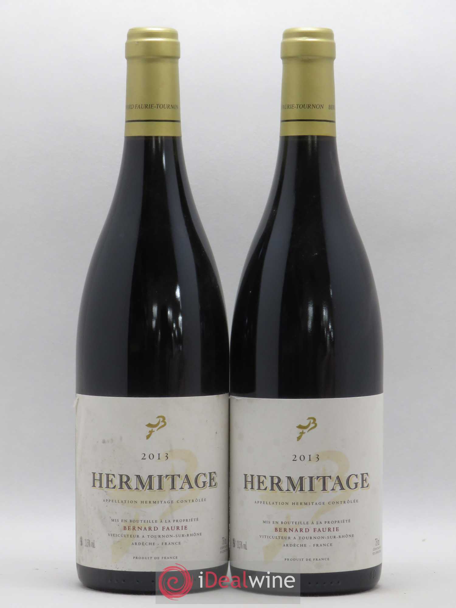 Hermitage Bessards Méal (capsule dorée) Bernard Faurie 2013 - Lot de 2 bouteilles - 0